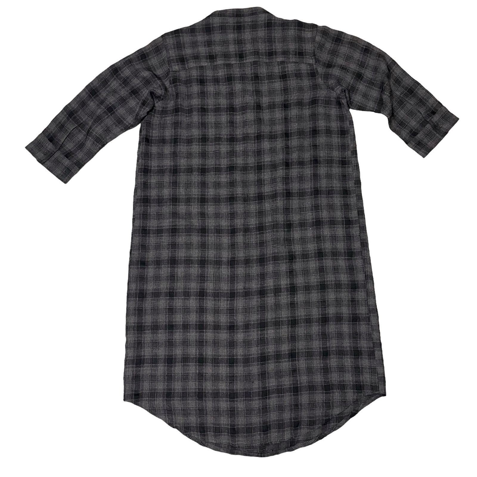 Other Poetry Plaid Wool Blend Shirt Dress Pleated Front Size 6 Size M / US 6-8 / IT 42-44 - 7 Thumbnail