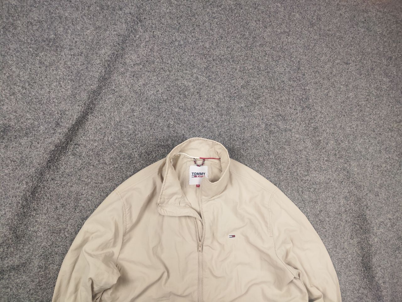 Tommy Hilfiger Tommy Hilfiger essential casual bomber Beige Zip Jacket Size US XL / EU 56 / 4 - 1 Thumbnail