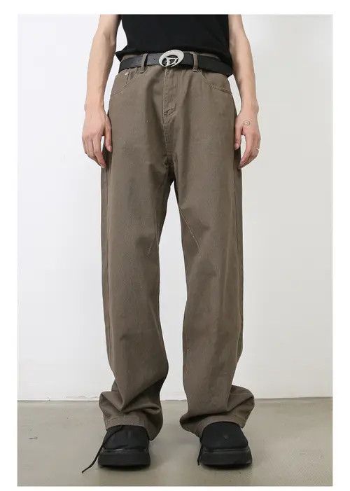 VIBE Retro men's wide-leg loose American cleanfit straight jeans Size US 32 / EU 48 - 2 Thumbnail