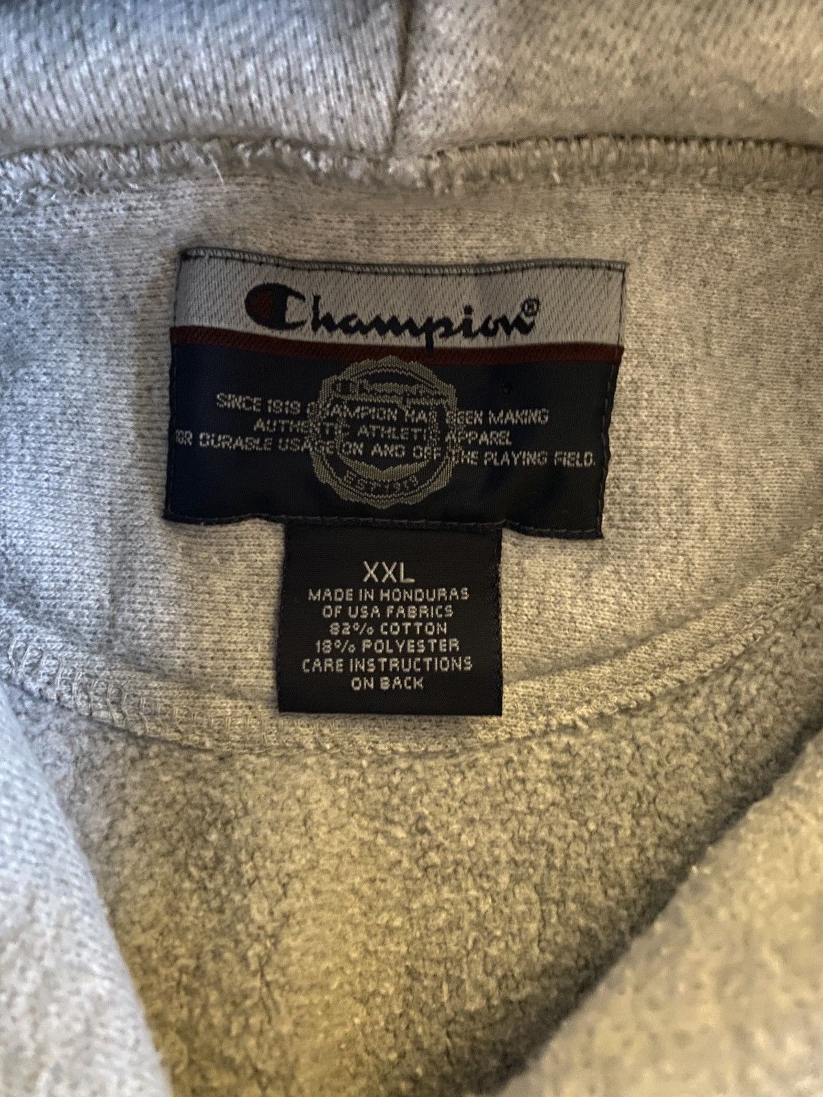 Champion × Vintage Vintage 90’s Champion Reverse Weave Georgetown Hoodie Size US XXL / EU 58 / 5 - 15 Thumbnail