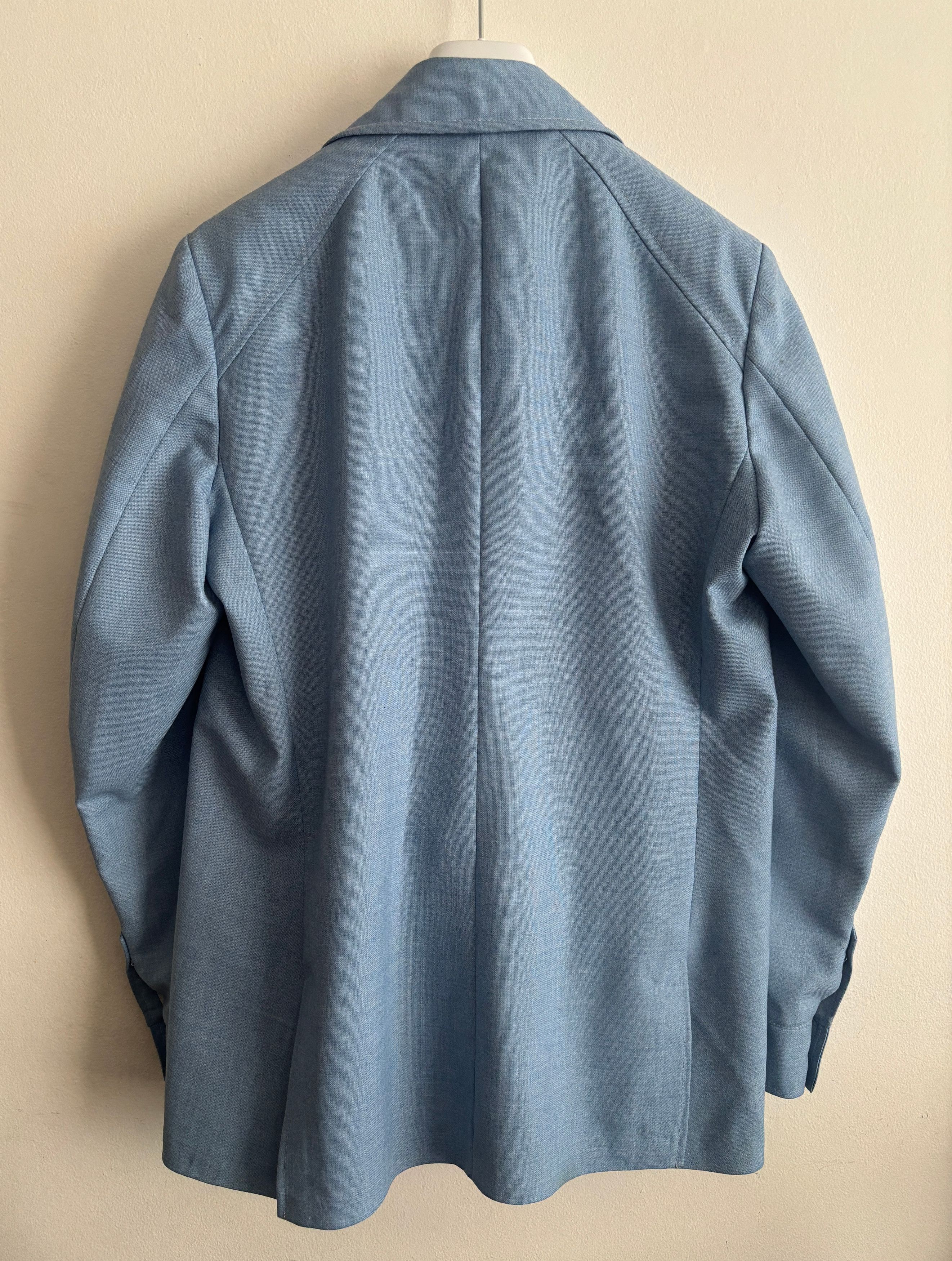 Vintage Mac-Mor Sky Blue Leisure Shirt Jacket/ Overshirt-40/ Medium Size US M / EU 48-50 / 2 - 7 Thumbnail