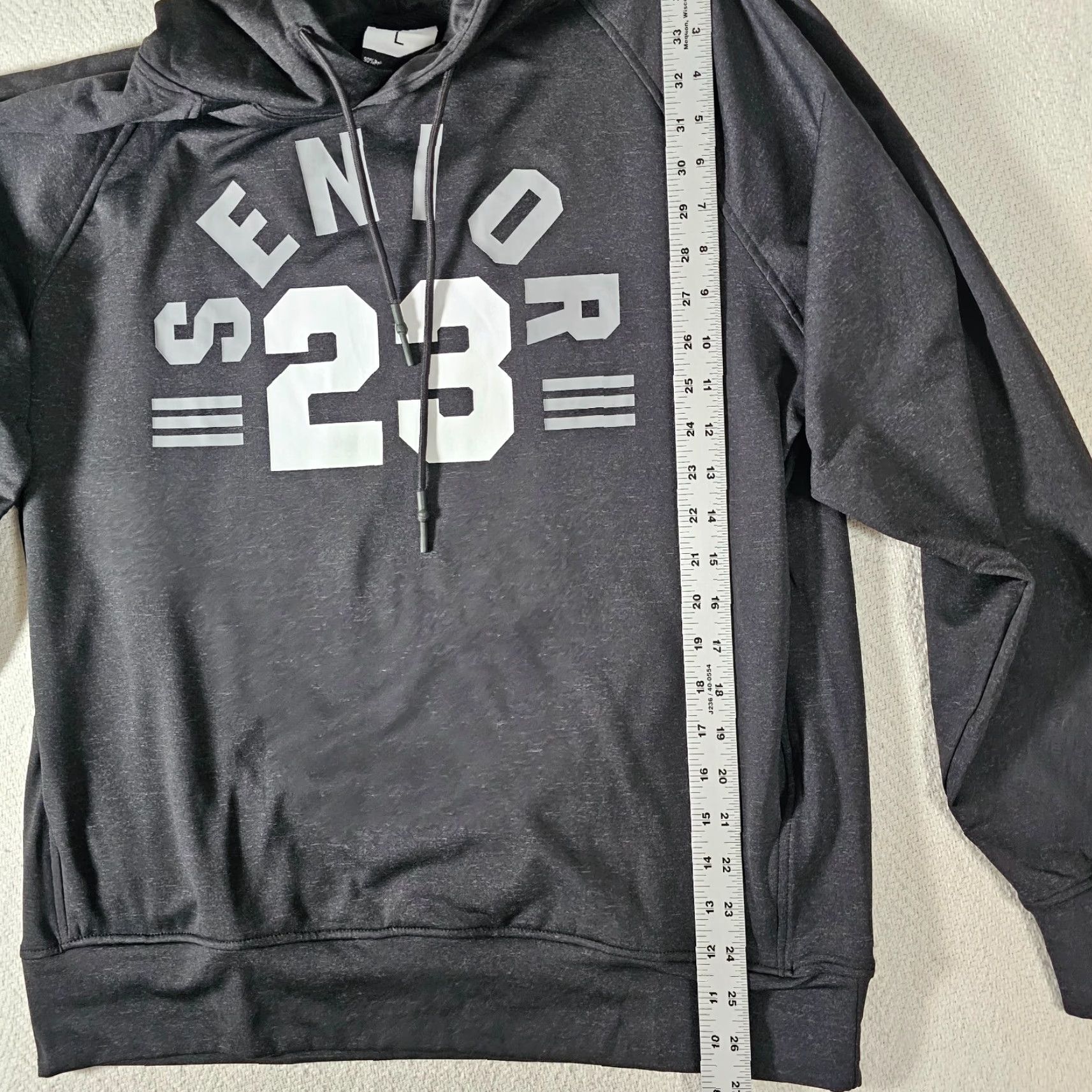 Vintage Herff Jones Class of 2023 Hoodie Large Black Pullover Mens Size US L / EU 52-54 / 3 - 4 Thumbnail