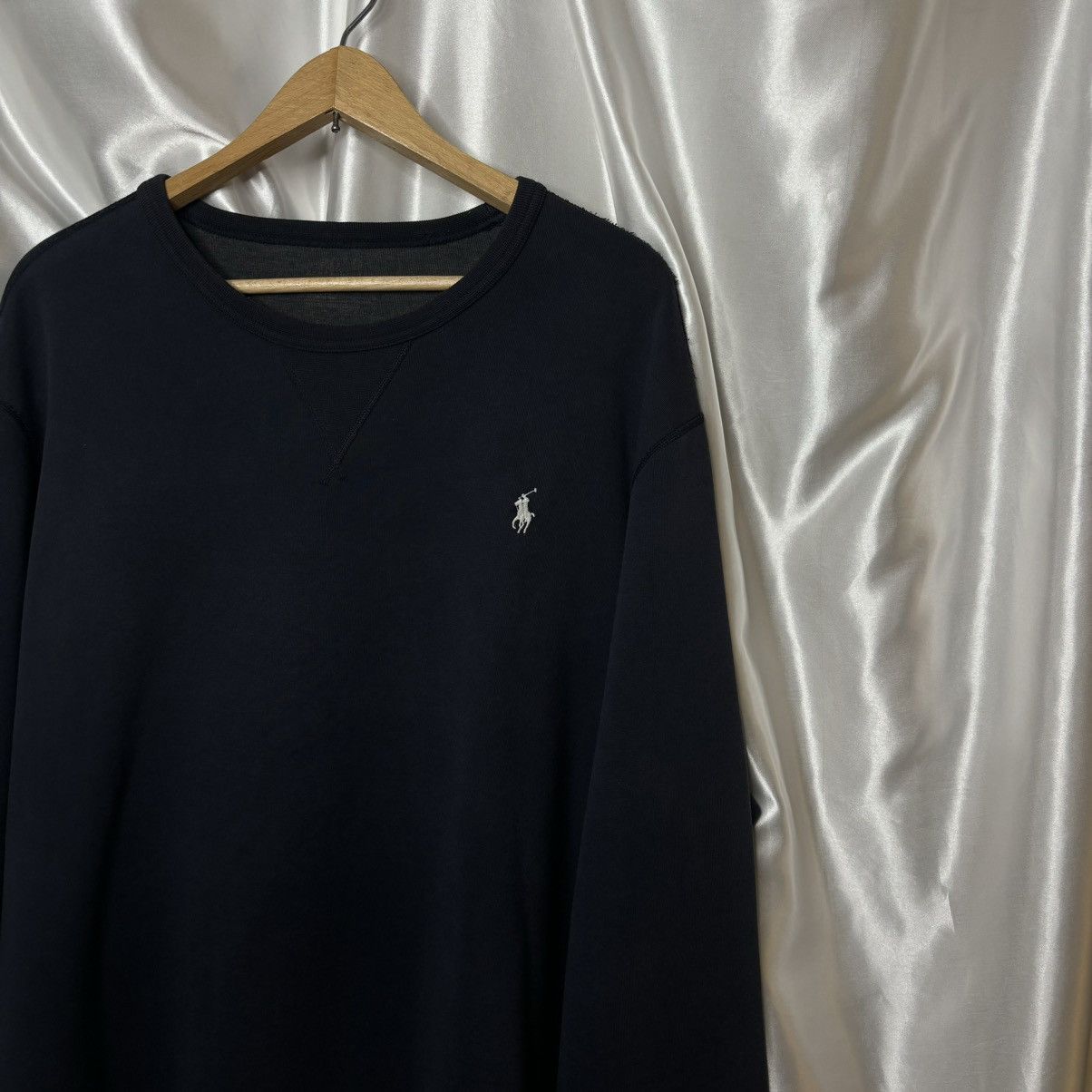 Polo Ralph Lauren × Ralph Lauren Navy Polo Ralph Lauren crewneck with logo basic Size US XXL / EU 58 / 5 - 2 Thumbnail