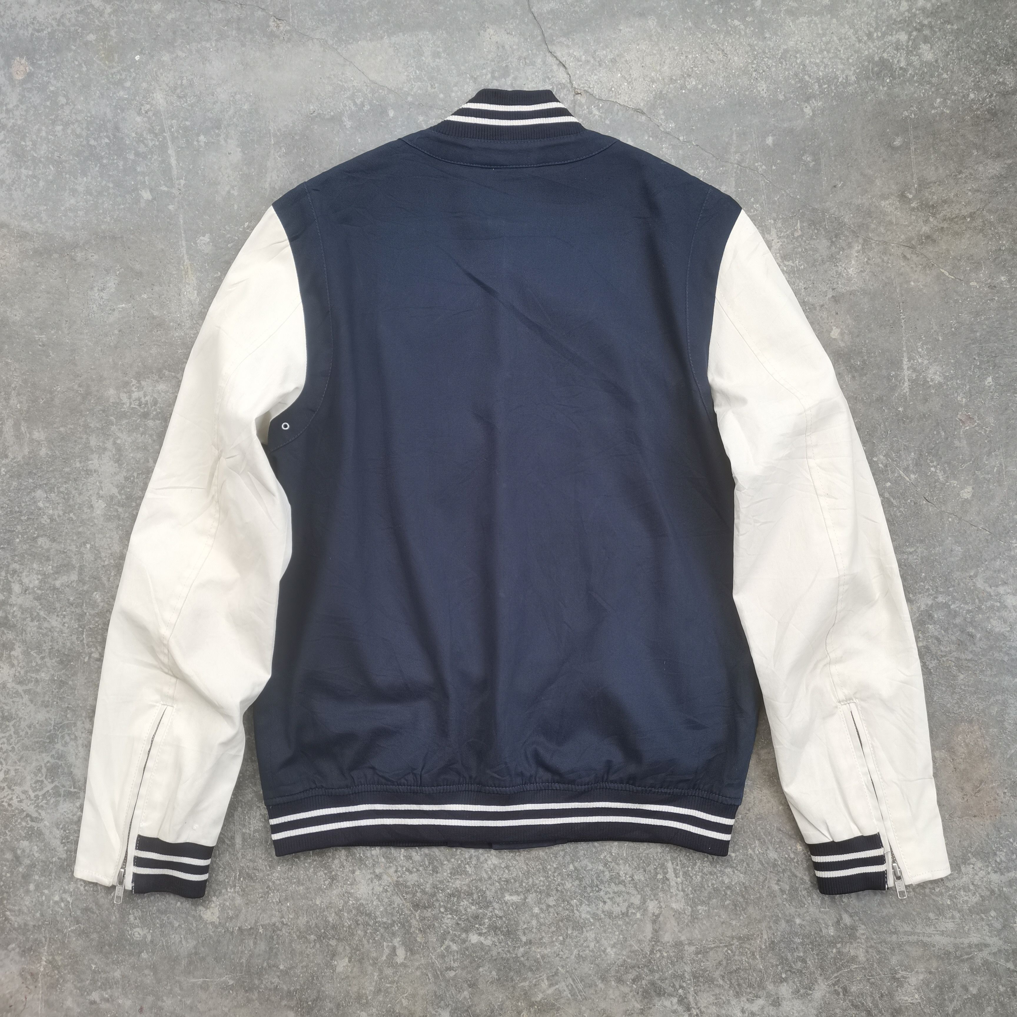 SHIPS × Ships Jet Blue Vintage SHIPS Jet Blue Varsity Light Jacket Size US L / EU 52-54 / 3 - 5 Thumbnail