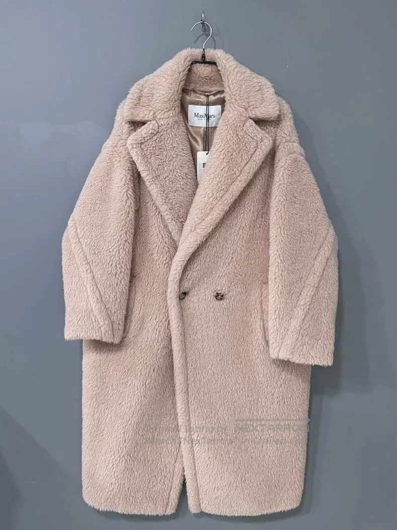 Max Mara Max Mara Nude pink teddy coat Size S / US 4 / IT 40 - 1 Thumbnail