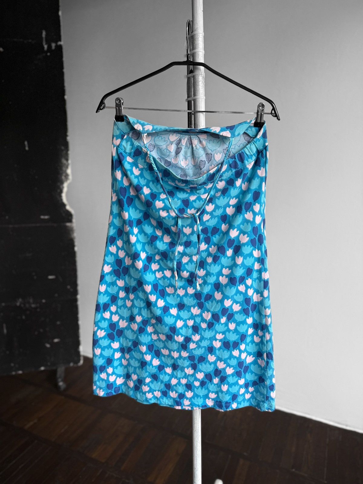 Marimekko Marimekko Kissanhattu Wmns Floral Stretch Blue Dress Jersey Size M / US 6-8 / IT 42-44 - 1 Thumbnail