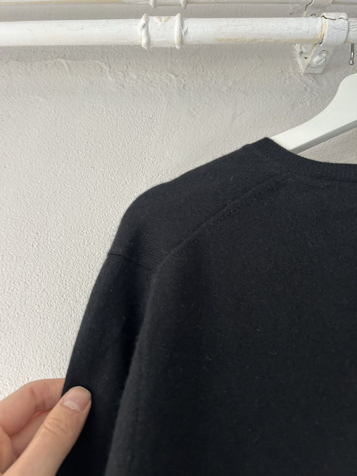 Prada Black V-Neck Sweater – Size 46 Size US S / EU 44-46 / 1 - 12 Thumbnail
