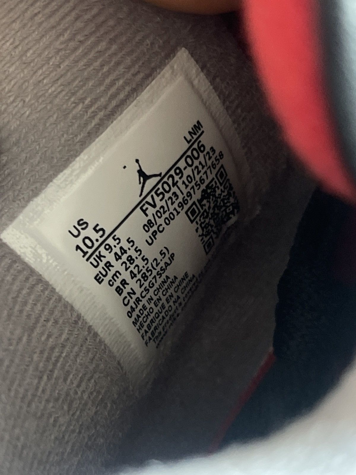 Jordan Brand Jordan 4 Retro “Bred Reimagined” Size US 10.5 / EU 43-44 - 10 Thumbnail