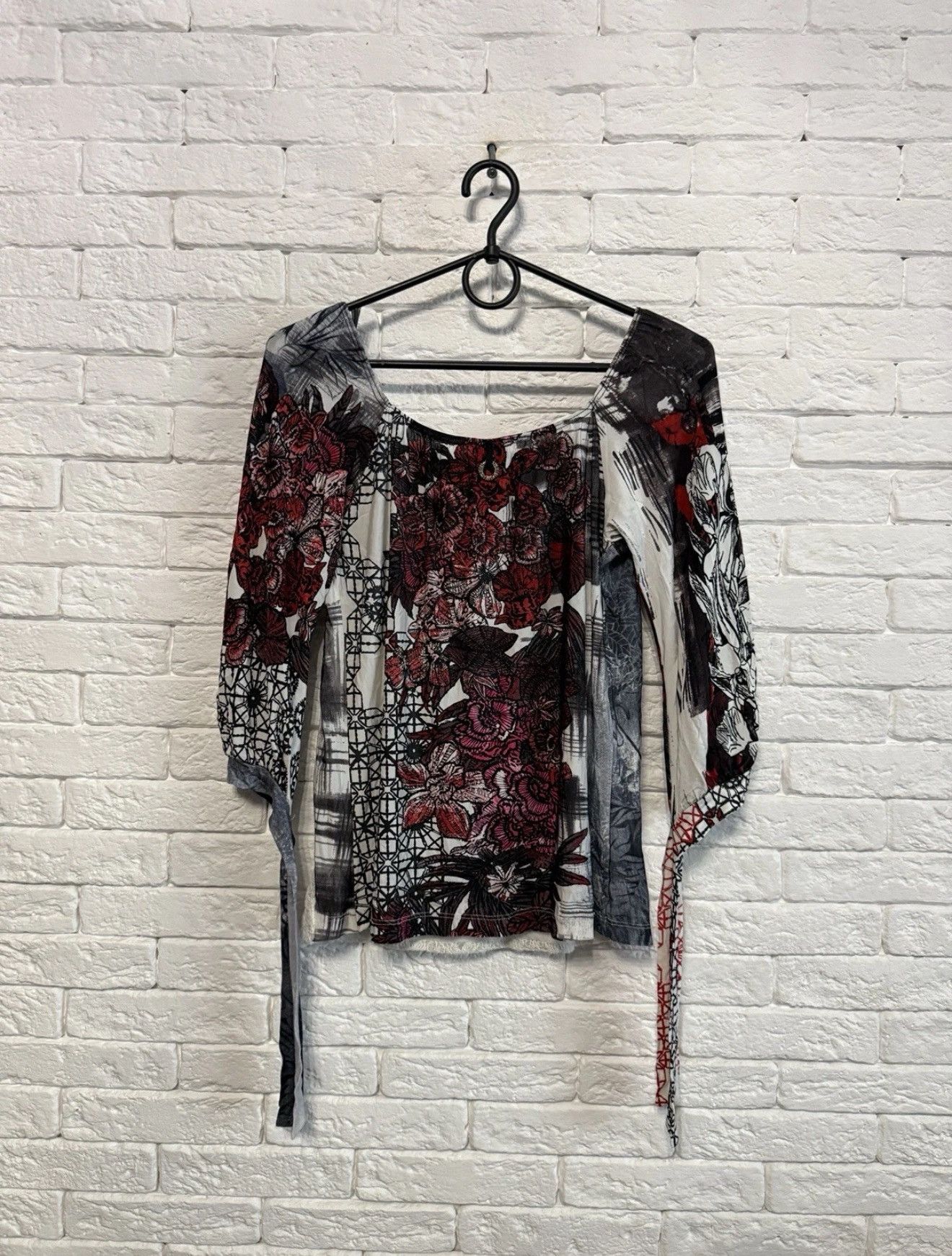 Other Save The Queen Mesh Avantgarde Y2K Geometric Top Sz L Size L / US 10 / IT 46 - 7 Thumbnail