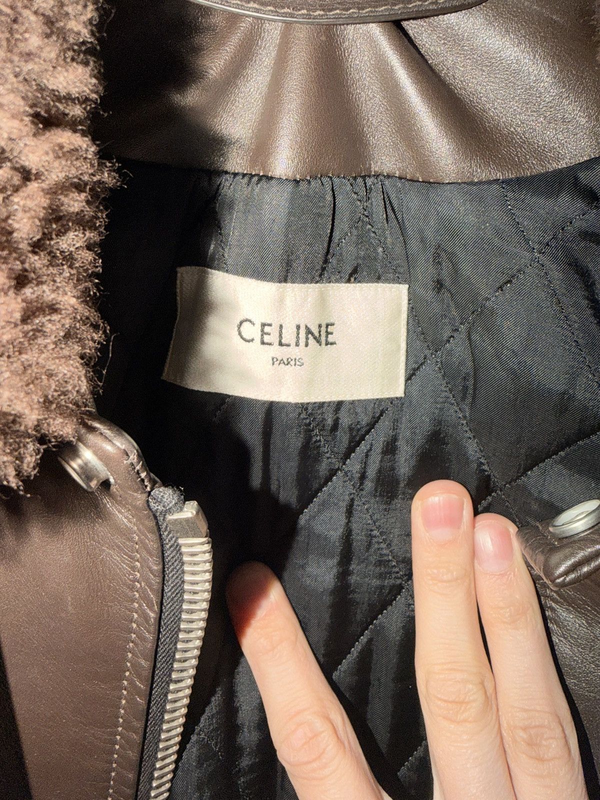 Celine × Hedi Slimane Brown FW19 Avaiator Hedi Slimane 52 Celine Size US L / EU 52-54 / 3 - 9 Thumbnail
