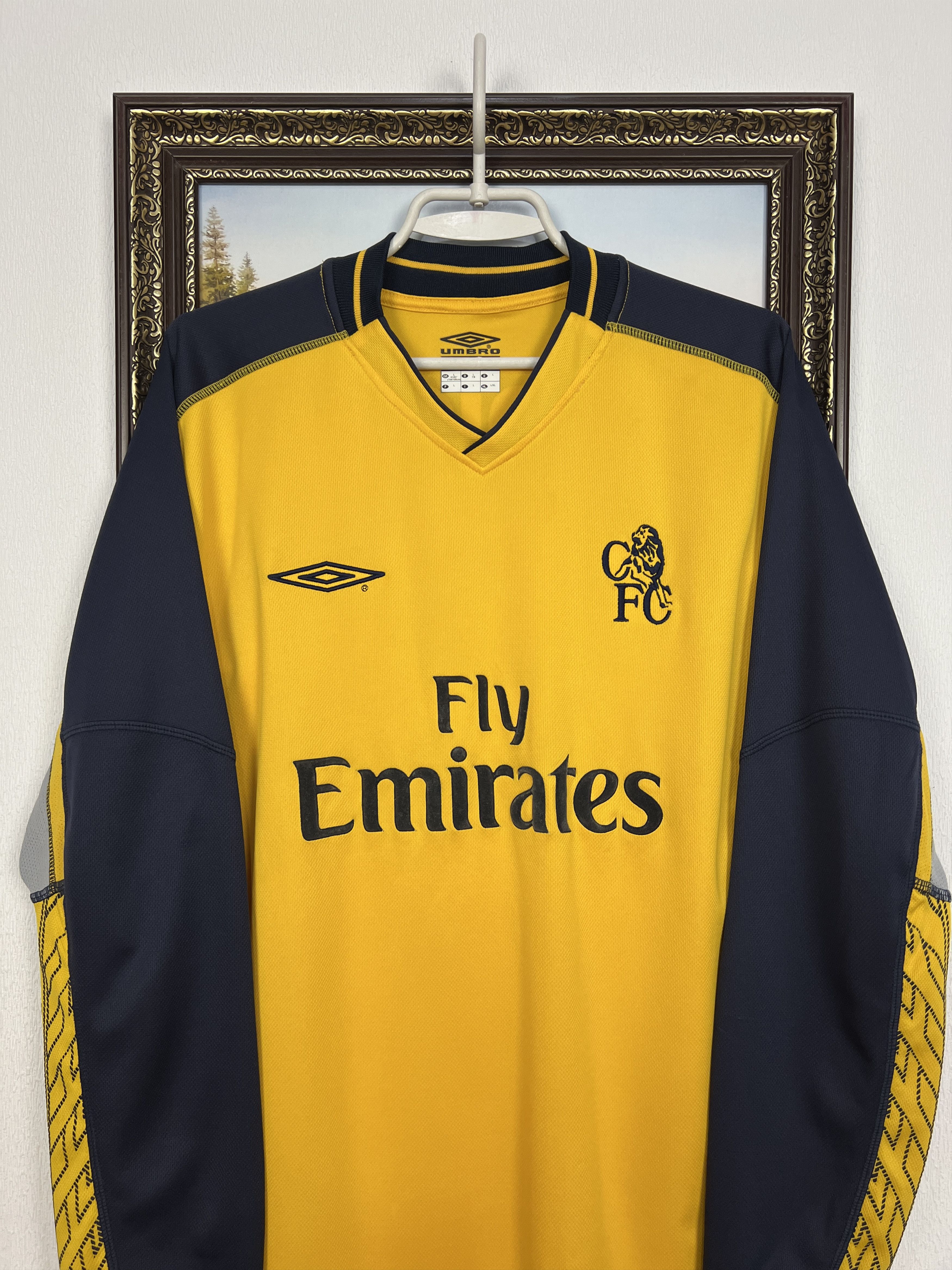 Umbro Chelsea Goalkeeper football shirt 2002 #23 Cudicini Umbro Size US L / EU 52-54 / 3 - 2 Thumbnail