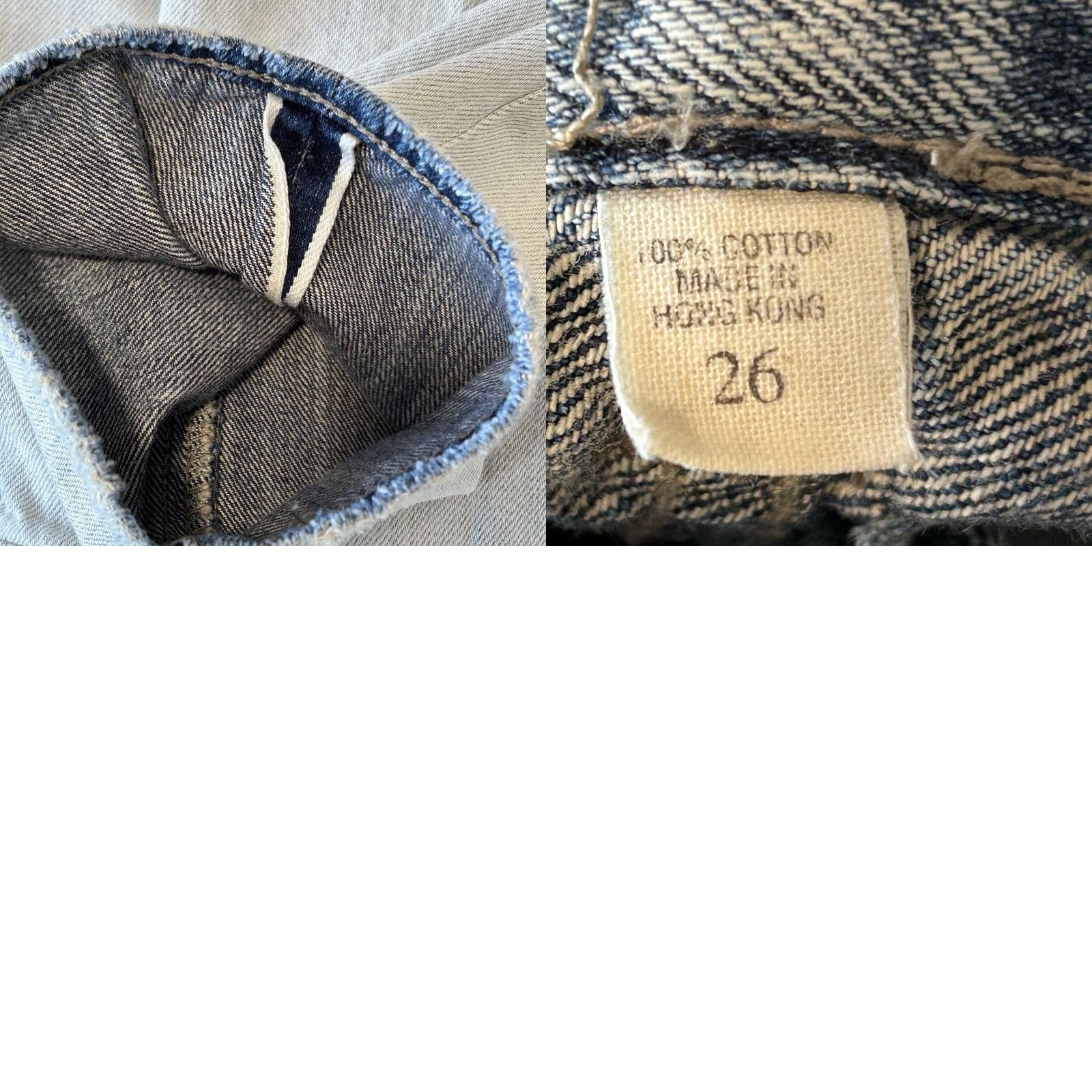 Denime RRL Selvedge Light Wash Womens Skinny Fit Jeans - Vintage Size 26" / US 2 / IT 38 - 8 Thumbnail