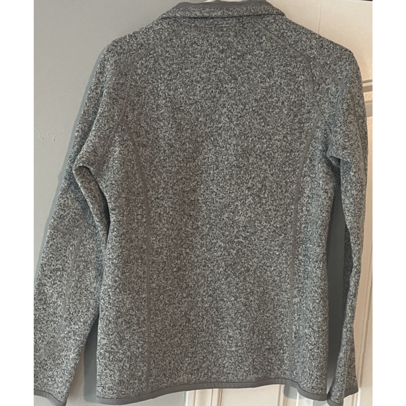 Patagonia VINTAGE Patagonia Heather Gray Better Sweater 1/4 Zip Fleece Women’s M Worn Wear 25617 Size M / US 6-8 / IT 42-44 - 3 Thumbnail