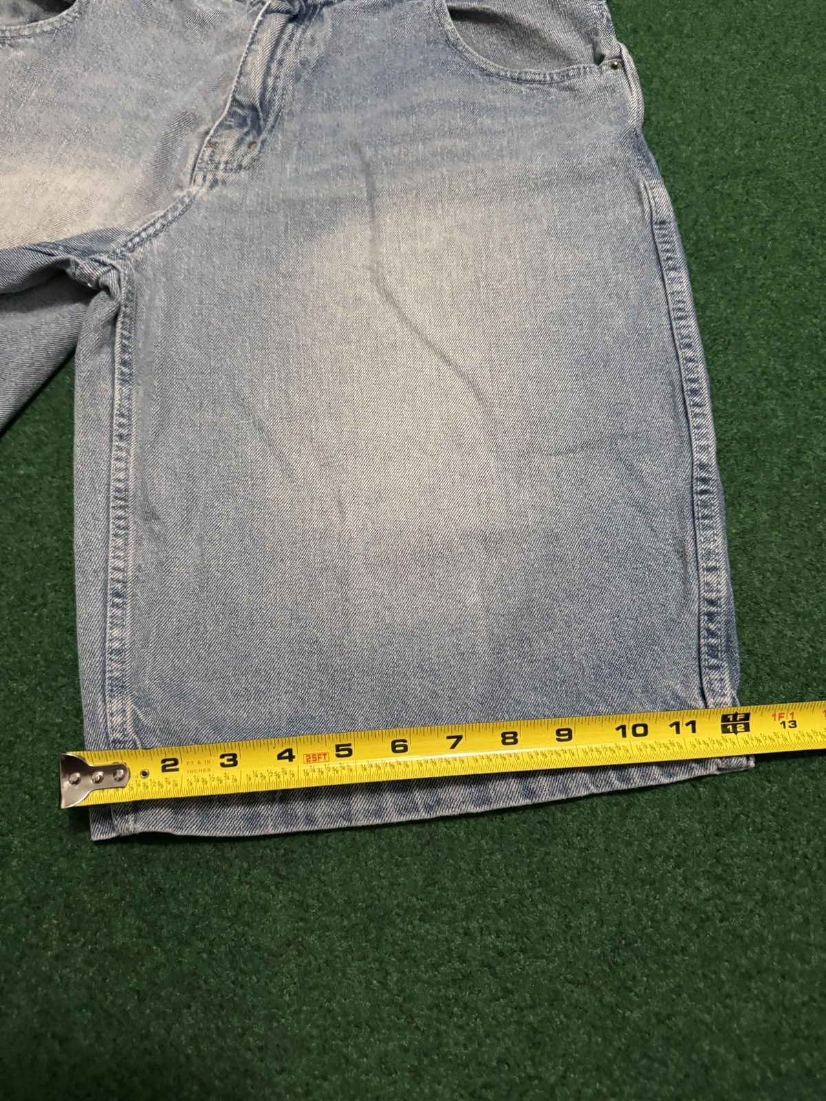 Vintage Y2K Baggy Carpenter Jort Hip Hop Skater Grunge Denim Shorts Size US 36 / EU 52 - 6 Thumbnail