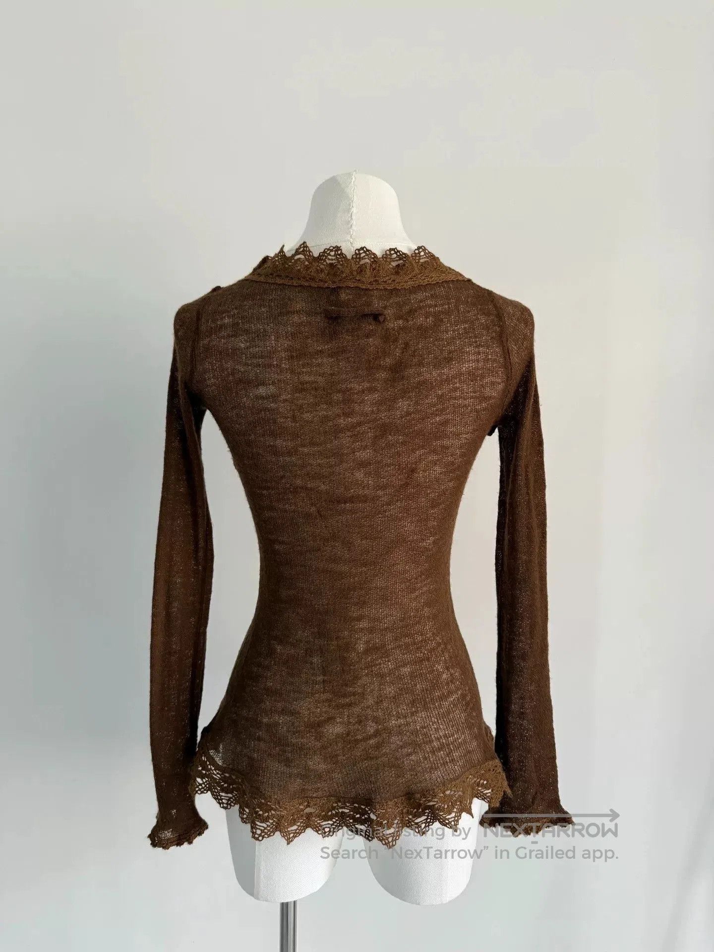 Jean Paul Gaultier Jean Paul Gaultier Lace Trim Top. Size XXS / US 00 / IT 34 - 3 Thumbnail