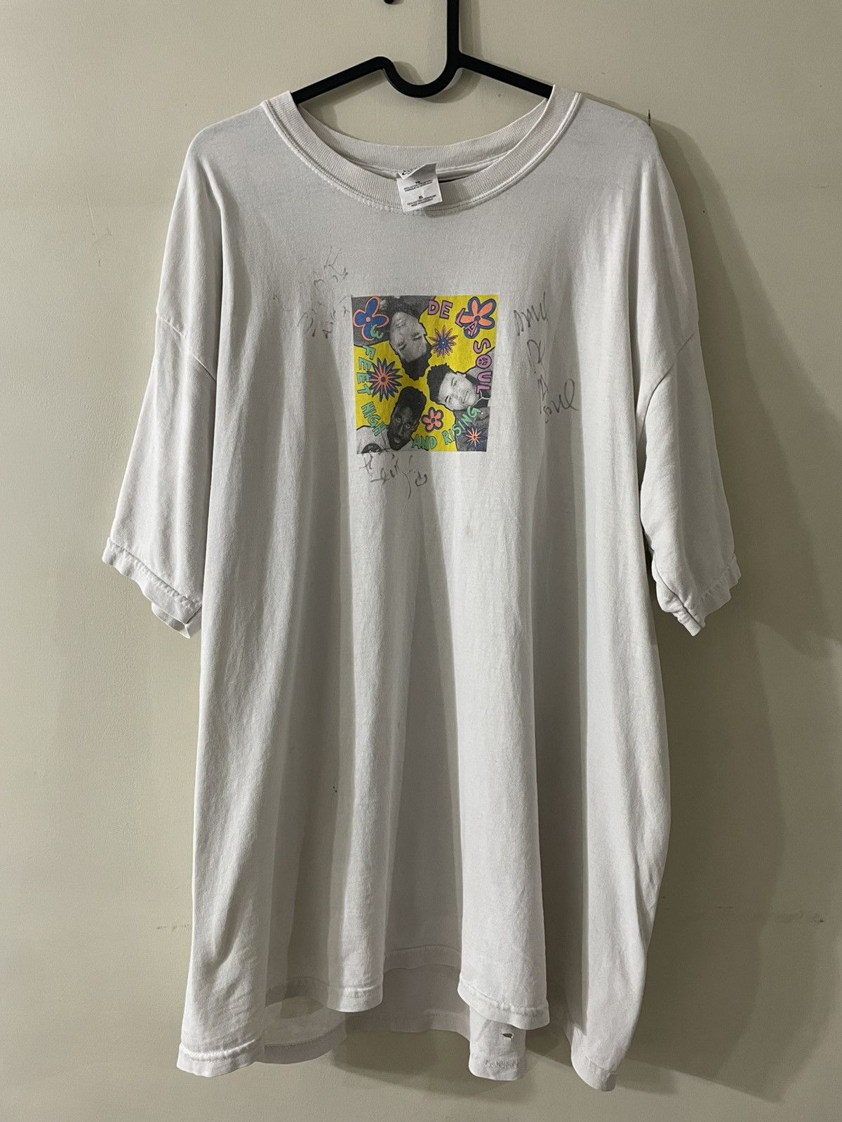 Rap Tees Vintage De La Soul 3 Feet High Tommy Boy Records Rap Shirt Size US XL / EU 56 / 4 - 1 Thumbnail