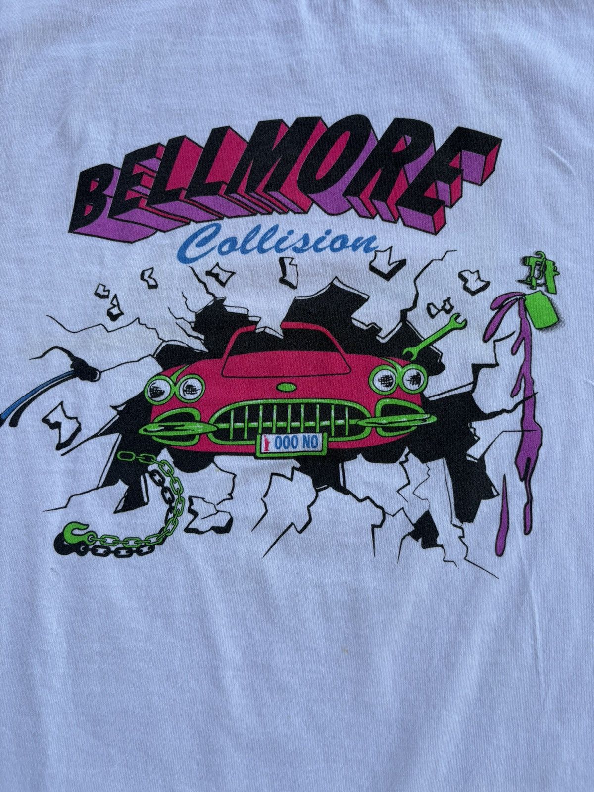Other Vintage 90s Bellmore Collision Auto Body Shop Tee Jerzees XL Size US XL / EU 56 / 4 - 2 Thumbnail