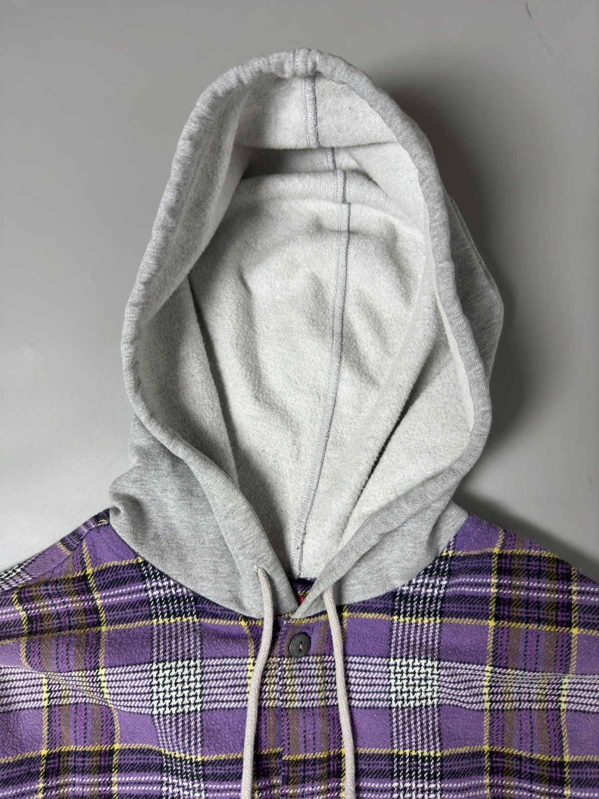 Supreme S/S’18 Plaid Flannel Hooded Shirt Size US L / EU 52-54 / 3 - 4 Thumbnail