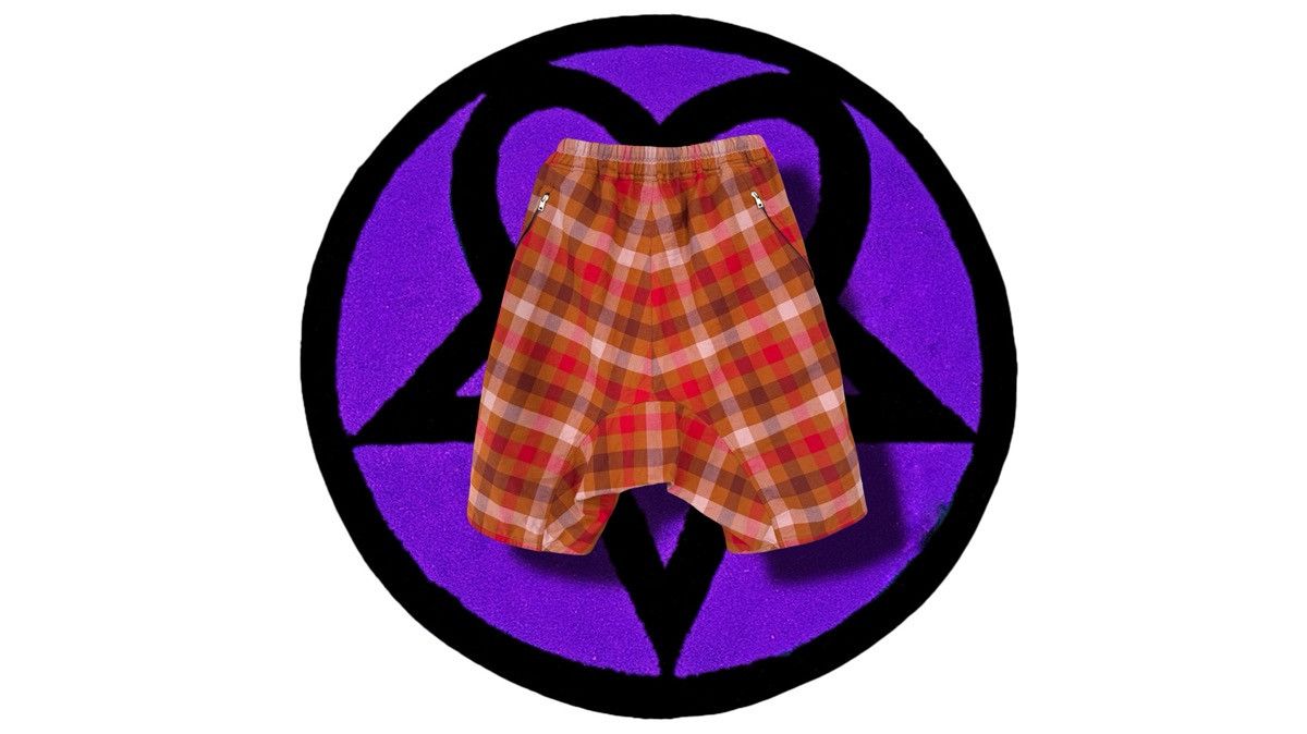 Rick Owens Rick Owens Plaid Shorts Size US 32 / EU 48 - 2 Thumbnail