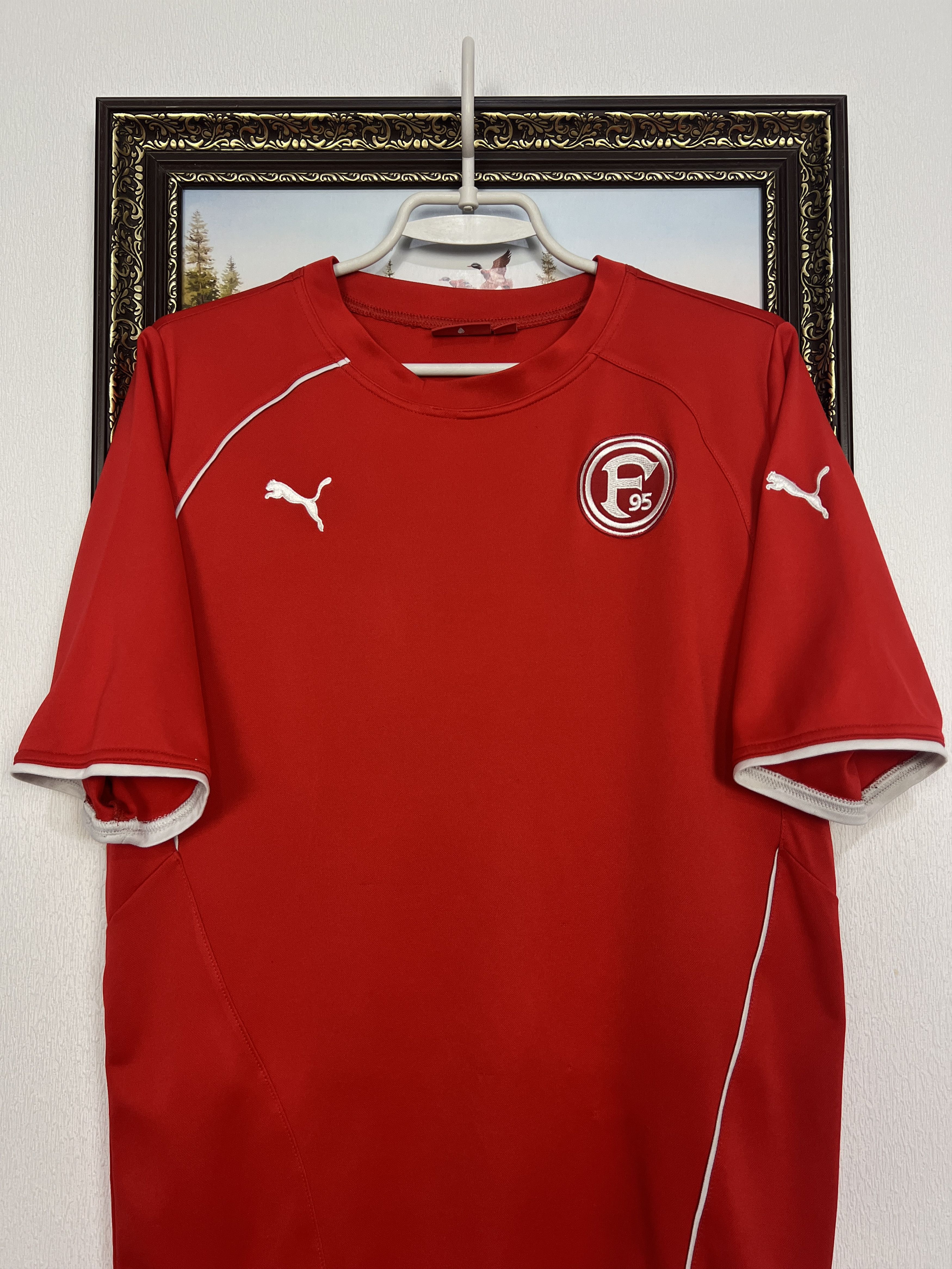 Puma Fortuna Dusseldorf Football Shirt Soccer Jersey Trikot Size US M / EU 48-50 / 2 - 2 Thumbnail