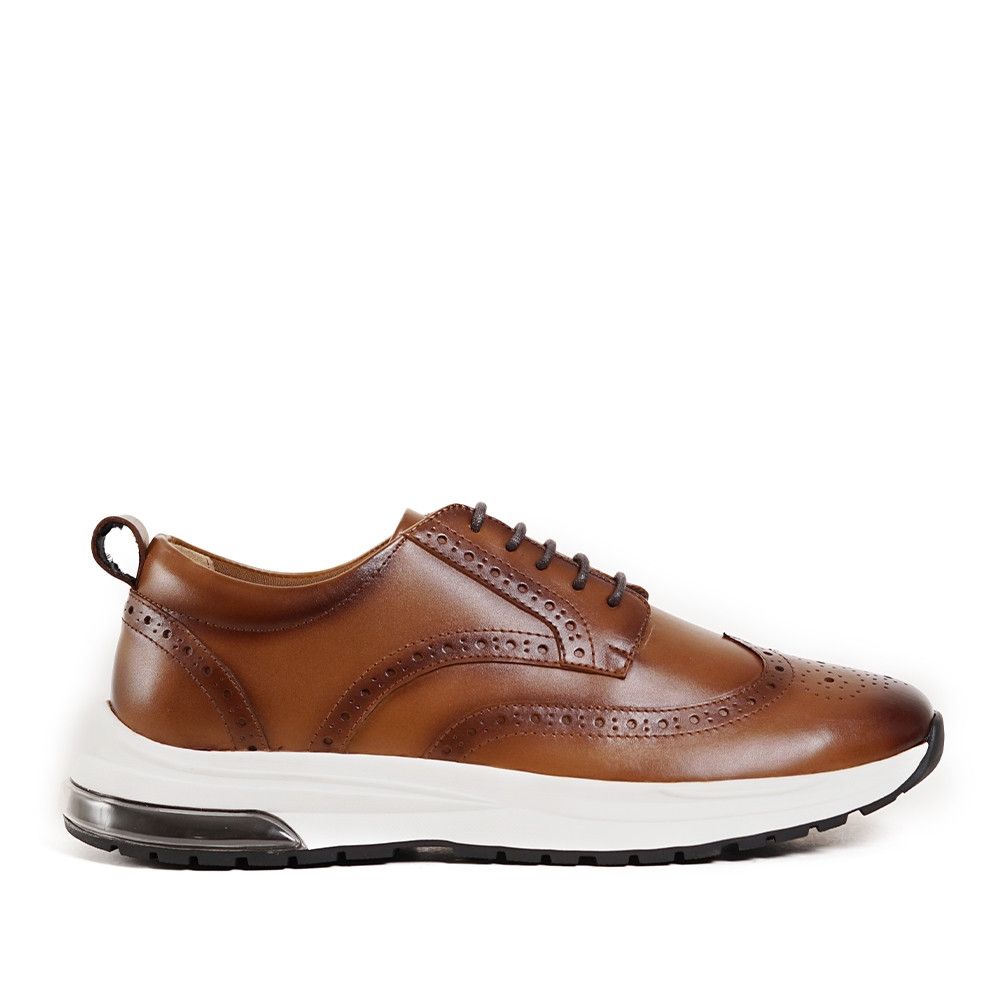 Leather Romi Brown Leather Sneakers Size US 9 / EU 42 - 2 Thumbnail