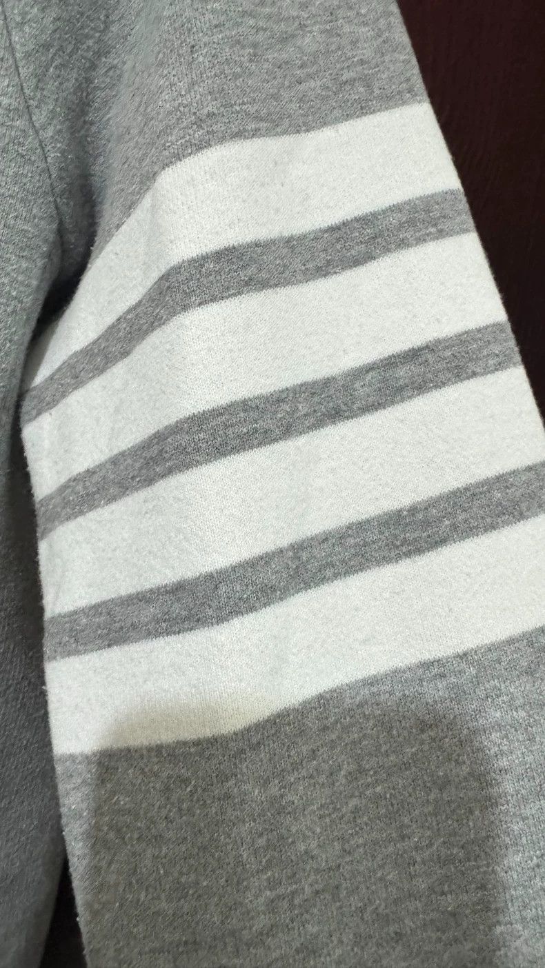 Thom Browne thom browneGrey IVY BOY classic four-striped zipper hooded Size US S / EU 44-46 / 1 - 7 Thumbnail
