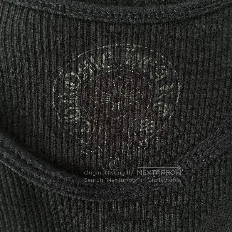 Chrome Hearts CHROME HEARTS Size M Black full printed cross stripes three Size M / US 6-8 / IT 42-44 - 7 Thumbnail