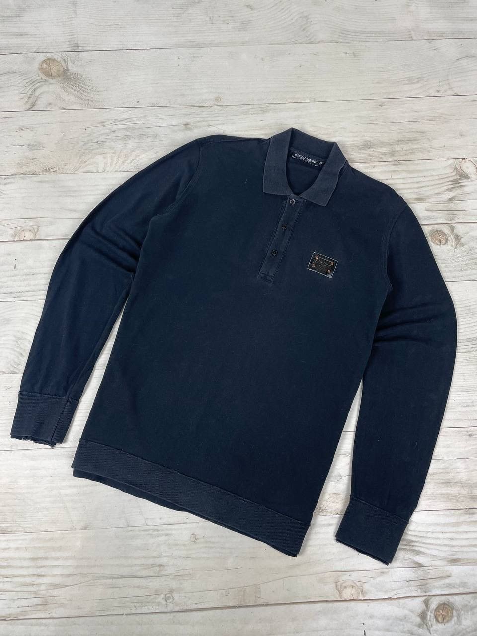 Dolce & Gabbana Dolce Gabbana Long Sleeve Polo Shirt Gym Collection Y2K Size US XL / EU 56 / 4 - 1 Thumbnail