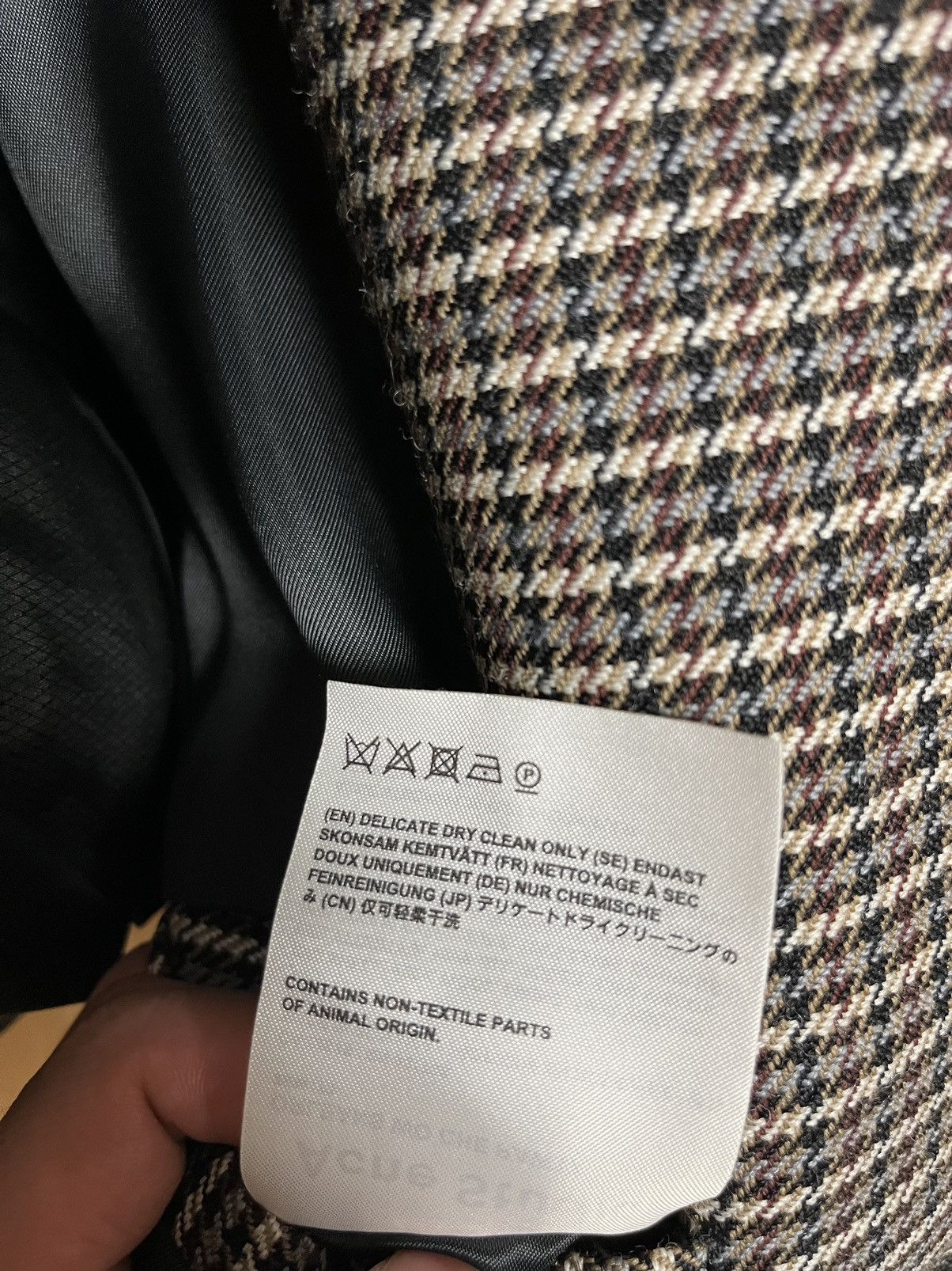 Acne Studios Acne studios check jacket Size 48R - 6 Thumbnail