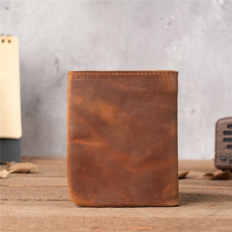 Japanese Brand × Leather Leather Wallet with Coins Pocket Size ONE SIZE - 1 Thumbnail
