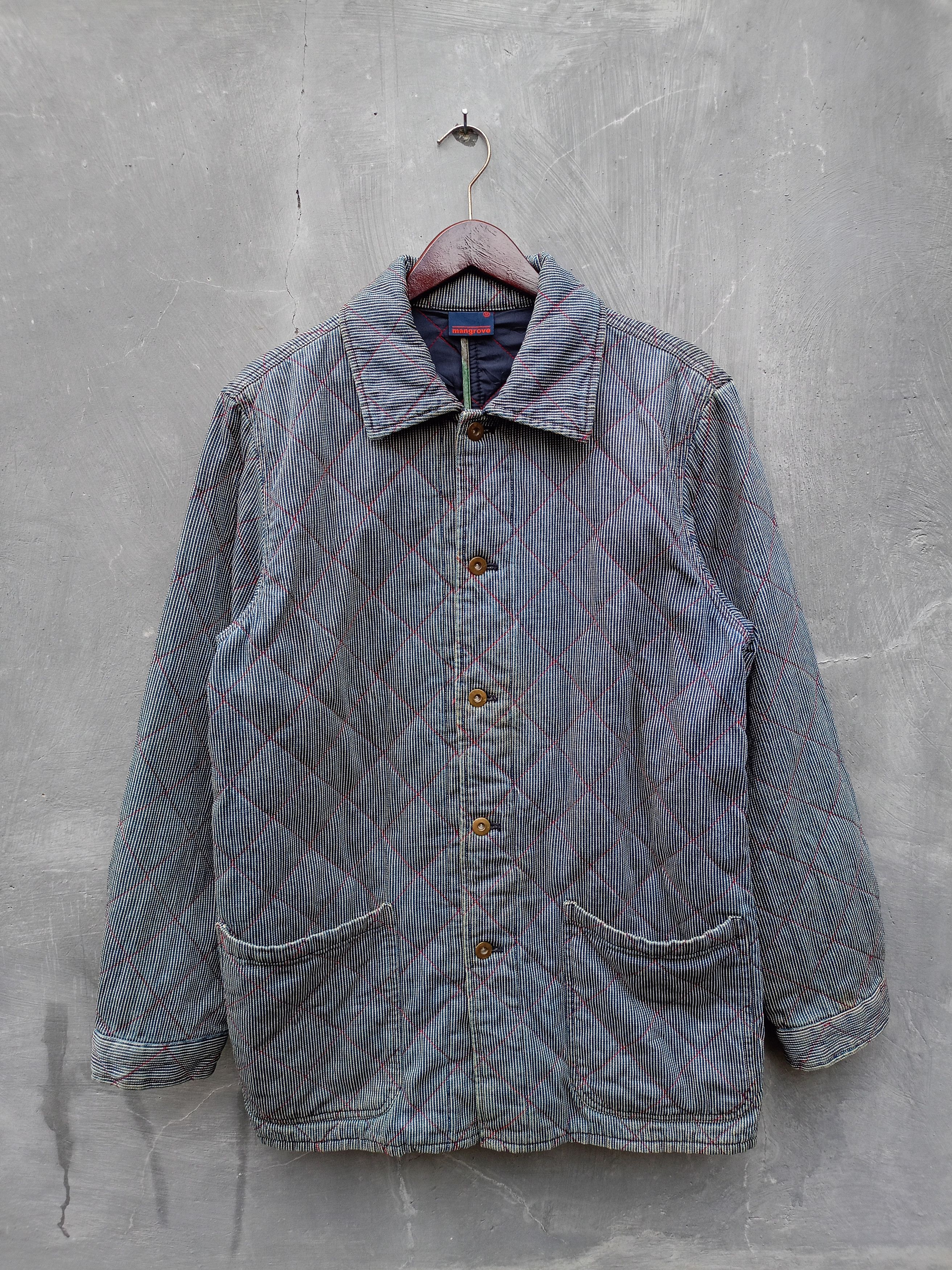Japanese Brand × Vintage Mangrove Hikory denim jacket Size US M / EU 48-50 / 2 - 1 Thumbnail