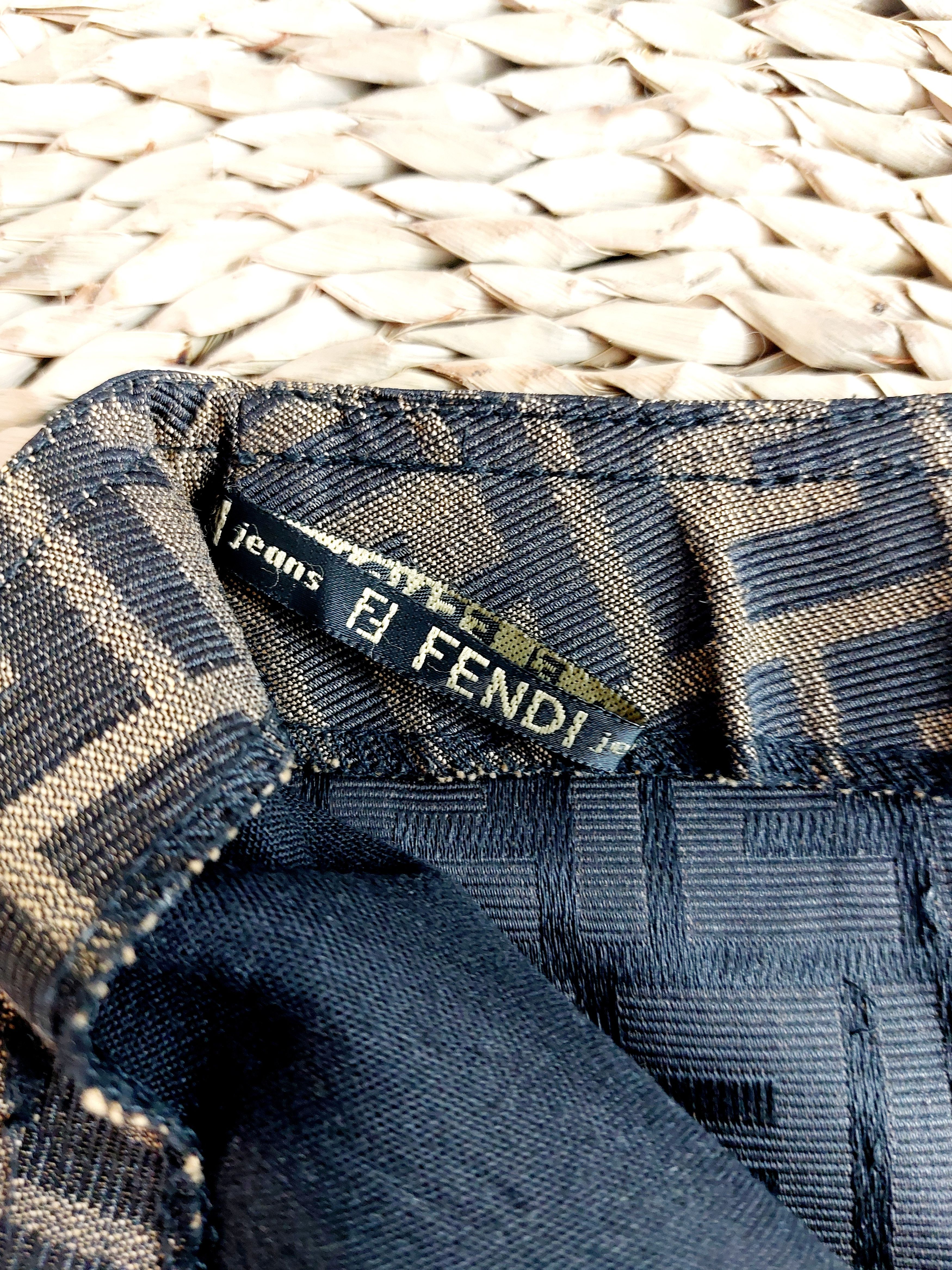 Fendi Fendi Zucca FF Archive Monogram FF 90’s Mini Pencil Skirt Size 27" / US 4 / IT 40 - 10 Thumbnail
