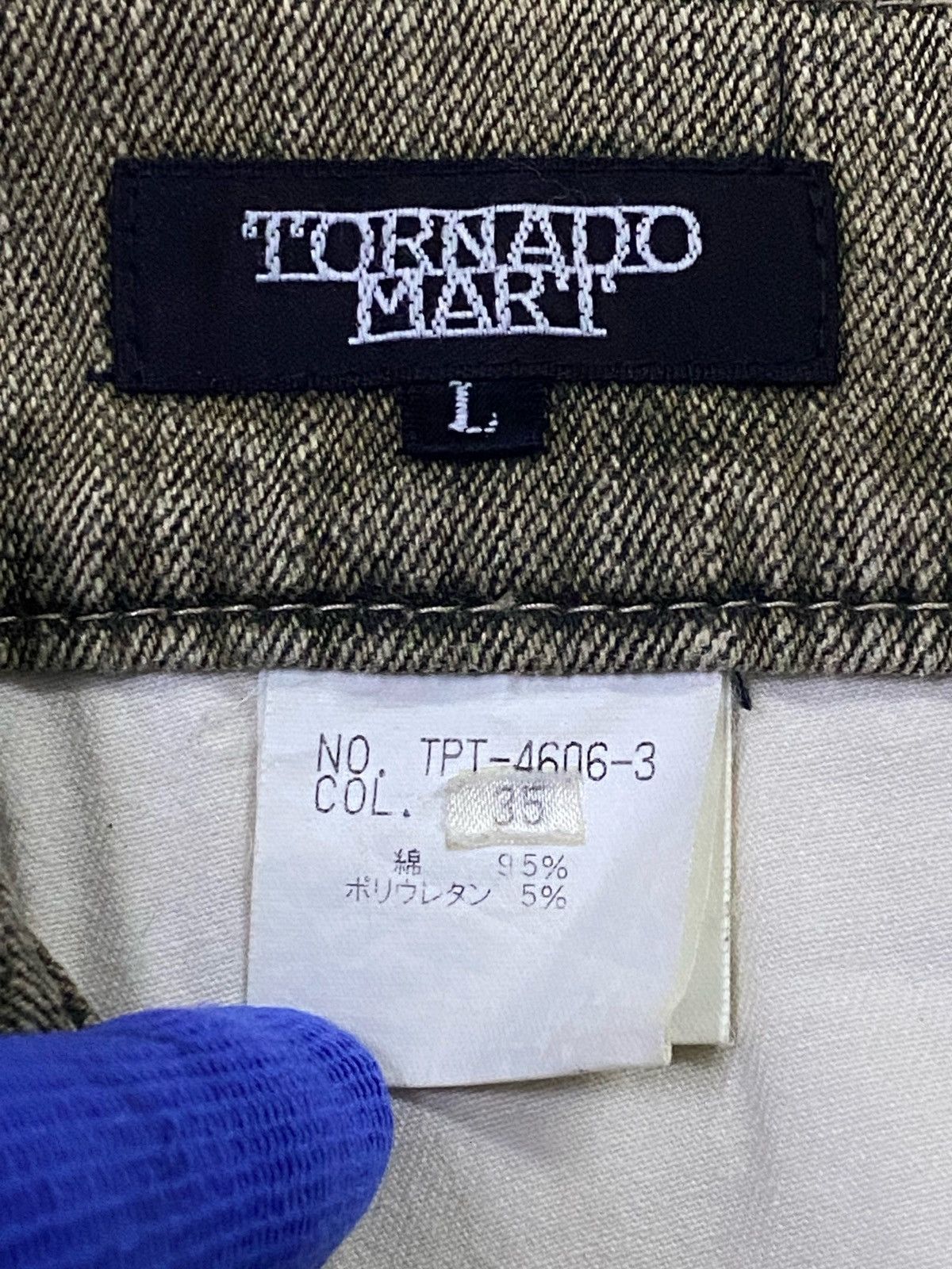 Tornado Mart Tornado Mart Washed Low Rise Flare Denim Jeans Size US 32 / EU 48 - 11 Thumbnail
