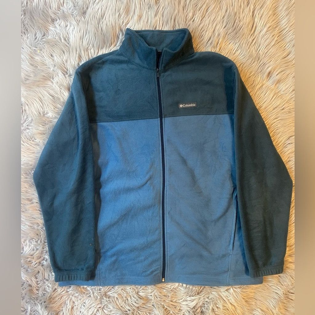 Columbia Columbia Blue Performance Jacket Full-Zip Fleece size 2X Size US XL / EU 56 / 4 - 1 Thumbnail