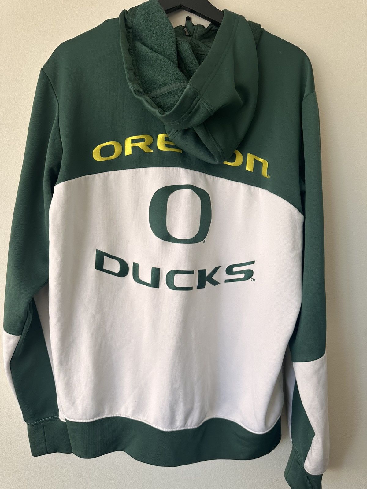 Nike Oregon DUCKS Football TEAM ISSUED Nike Therma-Fit JACKET Size US L / EU 52-54 / 3 - 2 Thumbnail