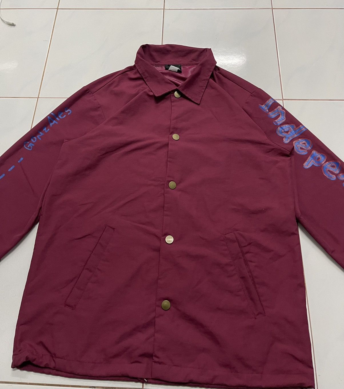 Independent Truck Co. 2000s INDEPENDENT X MARK GONZALEZ COACH JACKET RARE DESIGN Size US S / EU 44-46 / 1 - 9 Thumbnail
