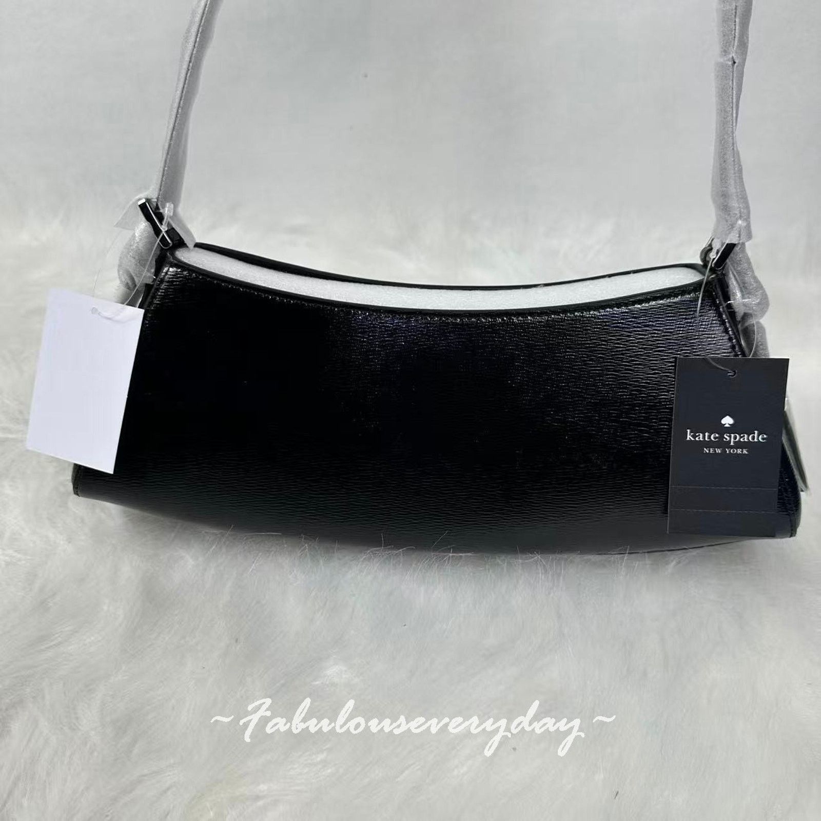 Kate Spade Kate Spade Frankie Patent Leather Small Shoulder Bag Black Size ONE SIZE - 4 Thumbnail