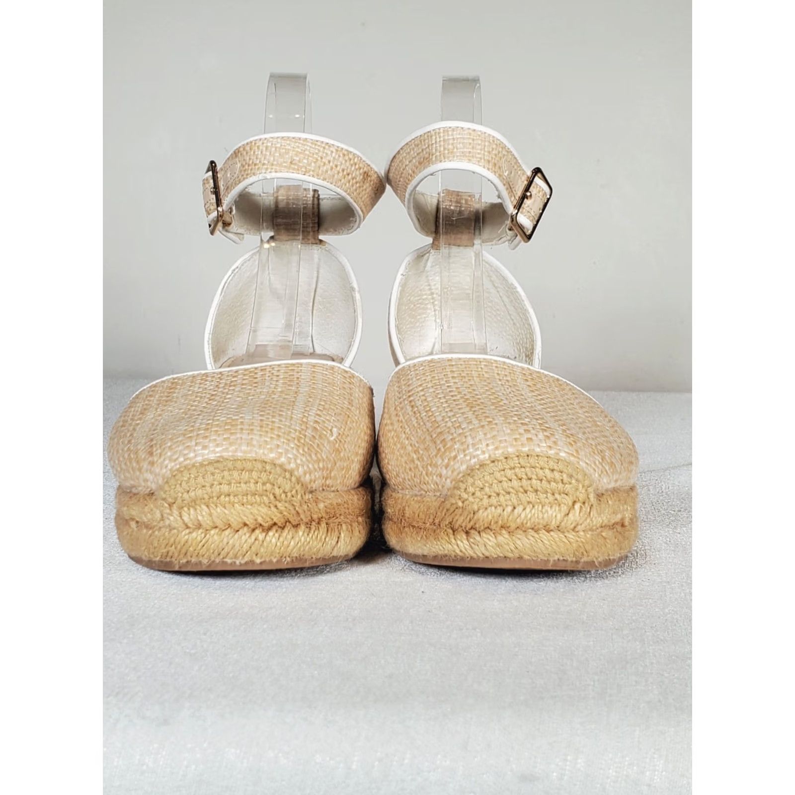 Jack Rogers VINTAGE Jack Rogers Palmer Espadrille Sandals Closed Toe Natural Women’s 9 M NFTW? Size US 9 / IT 39 - 6 Thumbnail