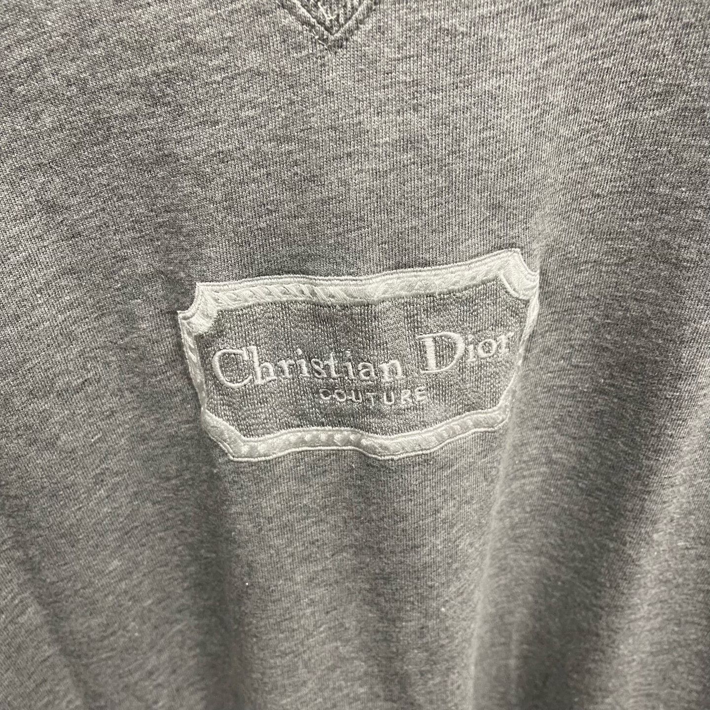 Dior Dior Grey Oversized Logo T-Shirt Size US XL / EU 56 / 4 - 4 Thumbnail