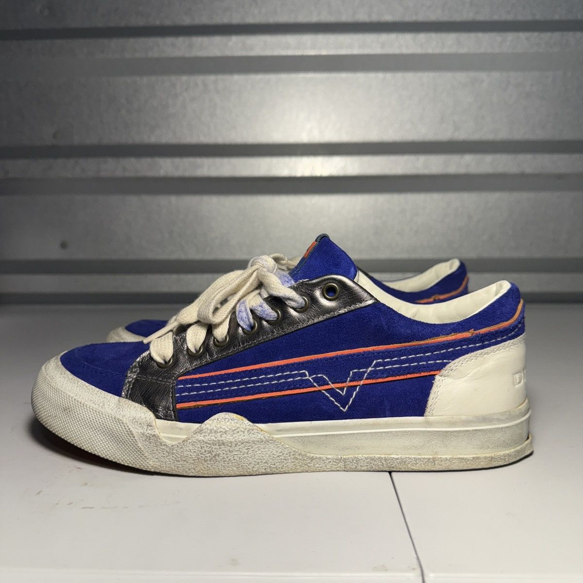 Diesel Diesel Men’s S-Grindd Low Lace Blue Sneakers US Size 7.5 Size US 7.5 / EU 40-41 - 7 Thumbnail