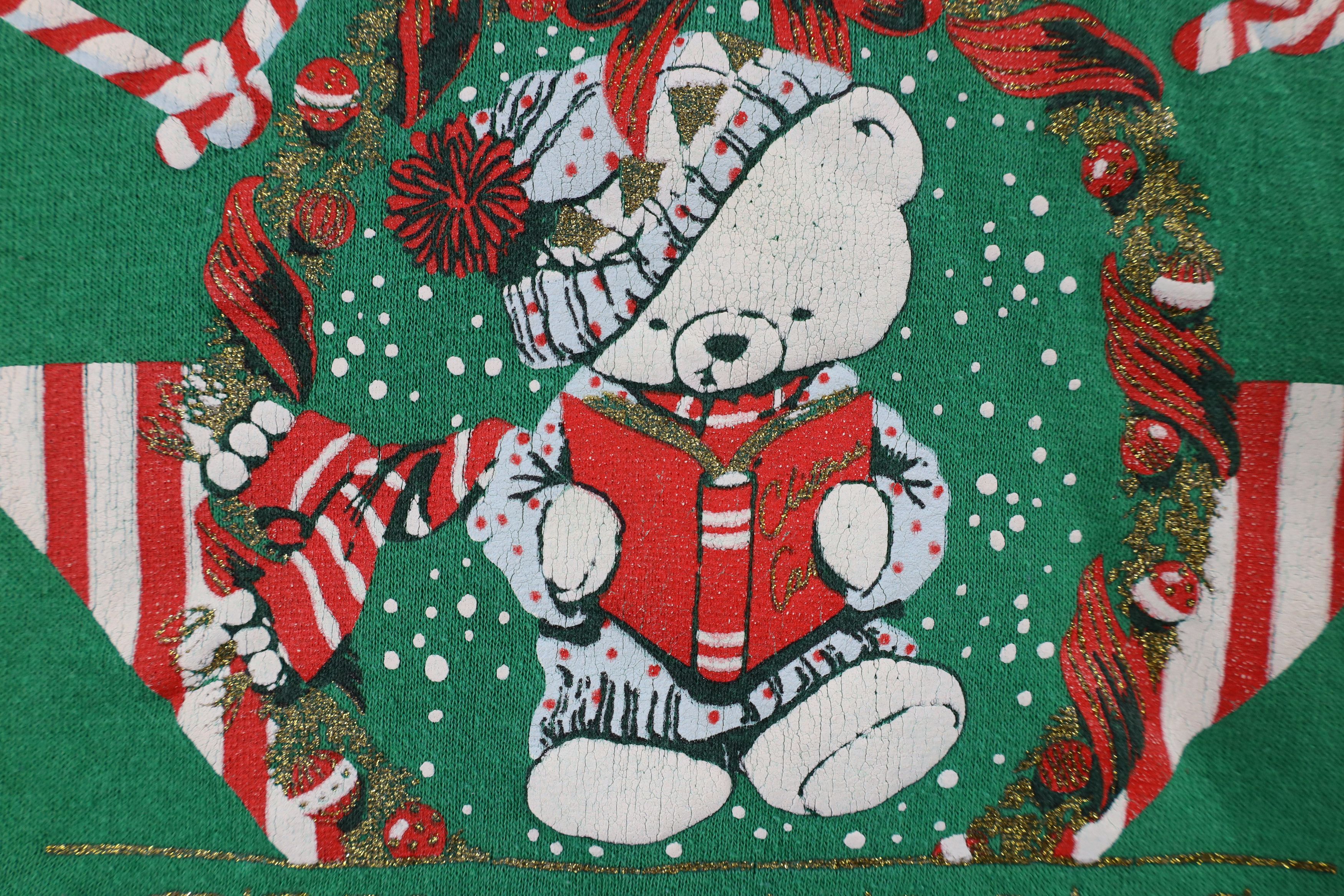 Vintage Vintage 90s Streetwear Christmas Crewneck Sweatshirt USA Size XL / US 12-14 / IT 48-50 - 5 Thumbnail