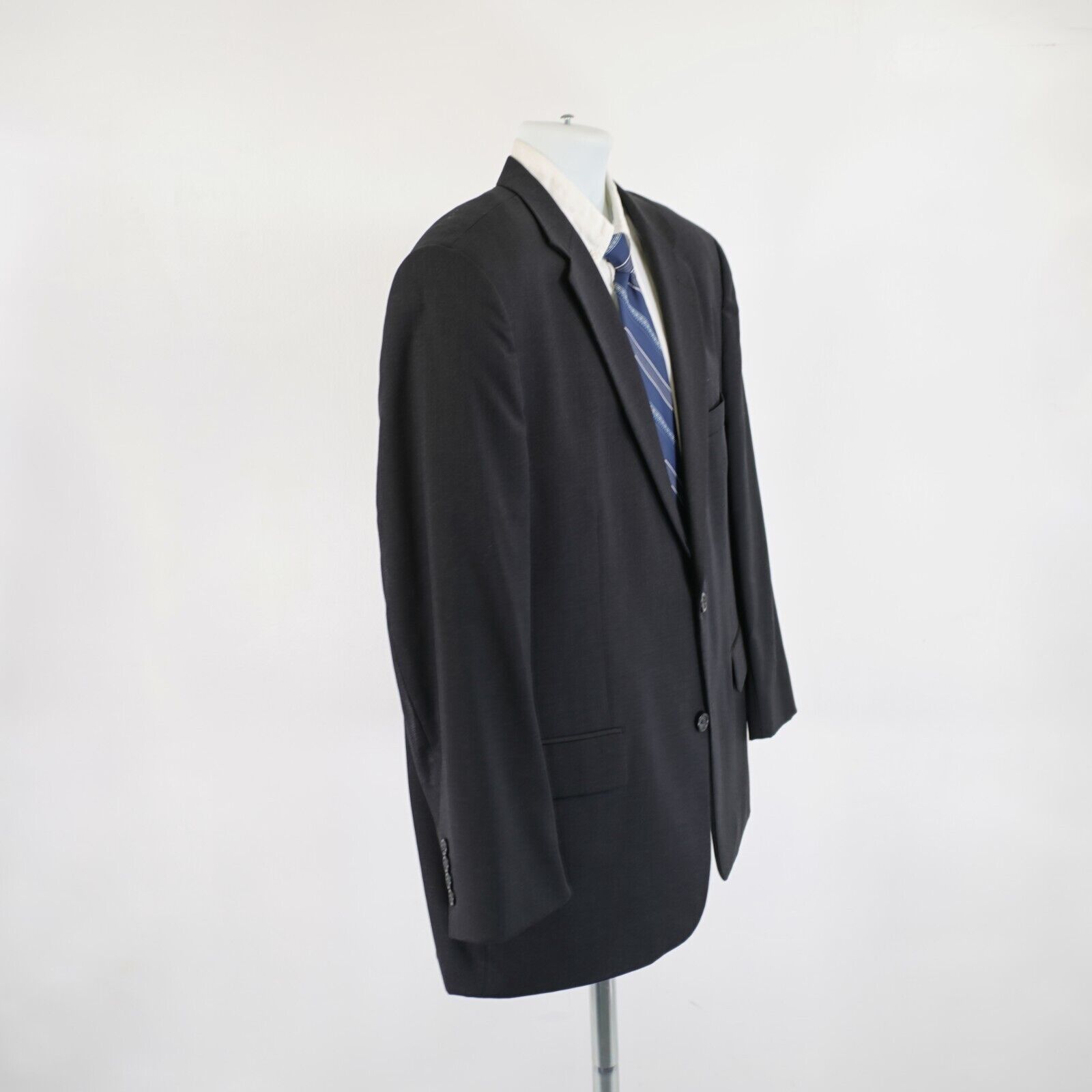 Joseph & Feiss Joseph & Feiss Charcoal Gray Wool Suit Jacket 46S 2 Button 1 Size 46S - 7 Thumbnail