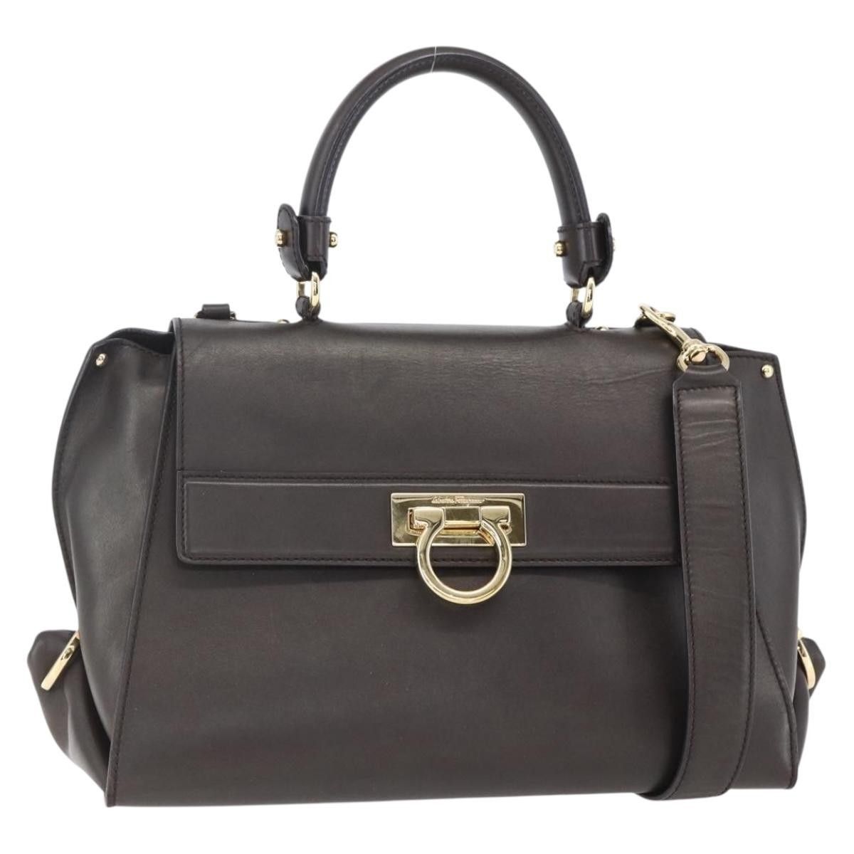 Salvatore Ferragamo Salvatore Ferragamo Sofia Satchel Leather Size ONE SIZE - 1 Thumbnail