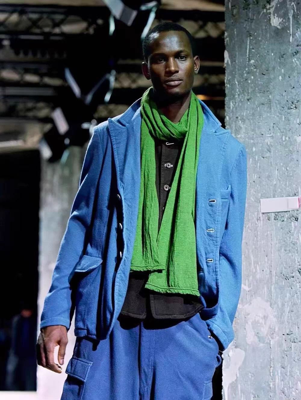Yohji Yamamoto Yohji Yamamoto YS for Man 03aw muted blue wool blazer Size US L / EU 52-54 / 3 - 9 Thumbnail