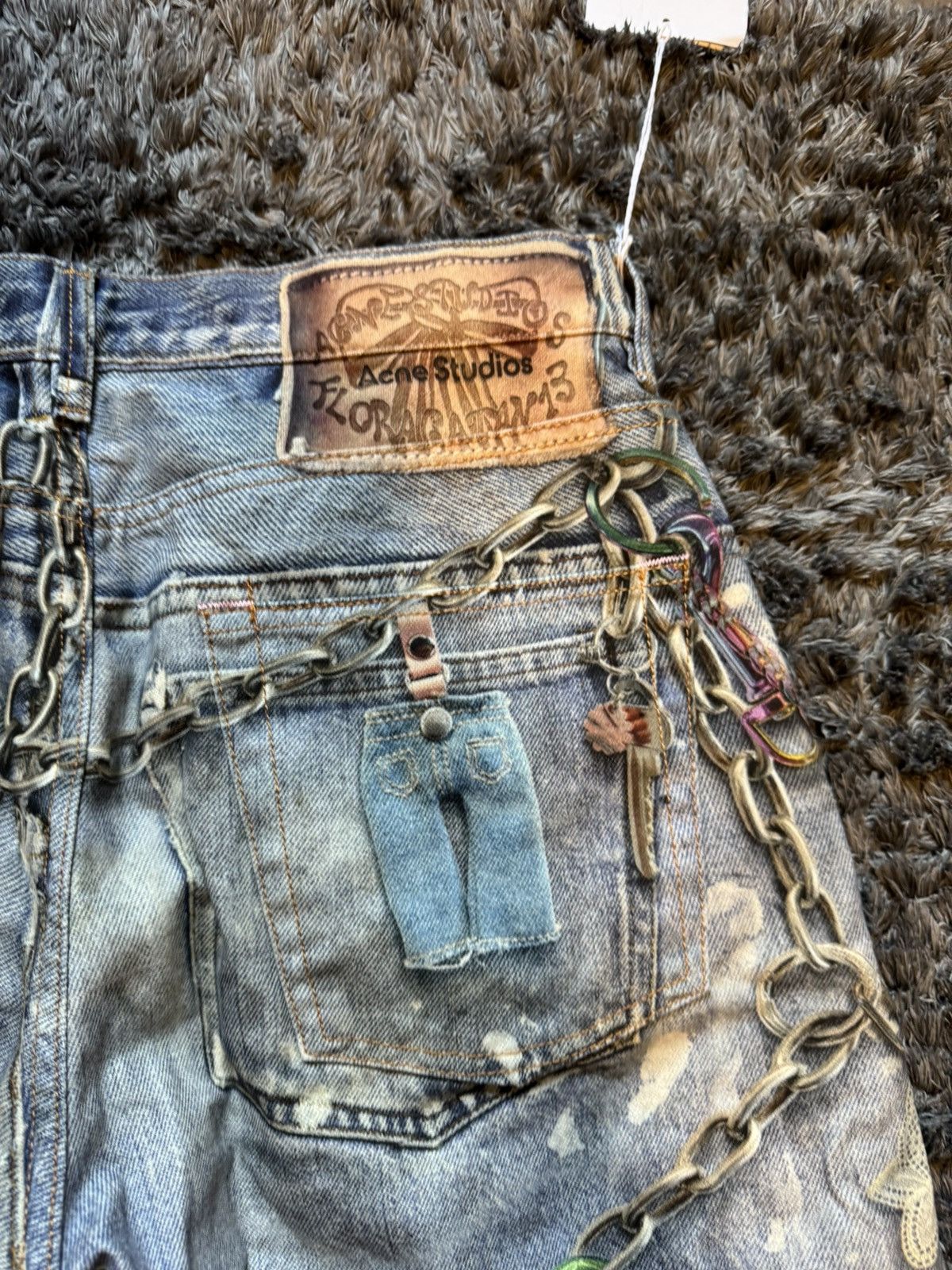 Acne Studios Acne Studios Printed Jeans 1981 Size US 31 - 10 Thumbnail