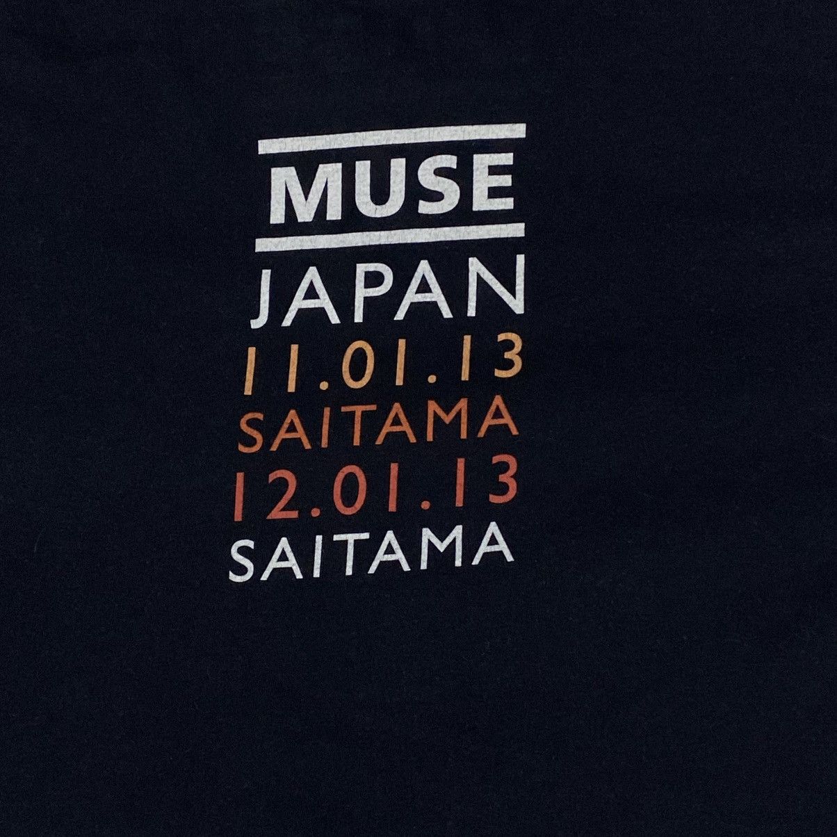 Band Tees Rock band muse the 2nd law japan tour Size US M / EU 48-50 / 2 - 4 Thumbnail