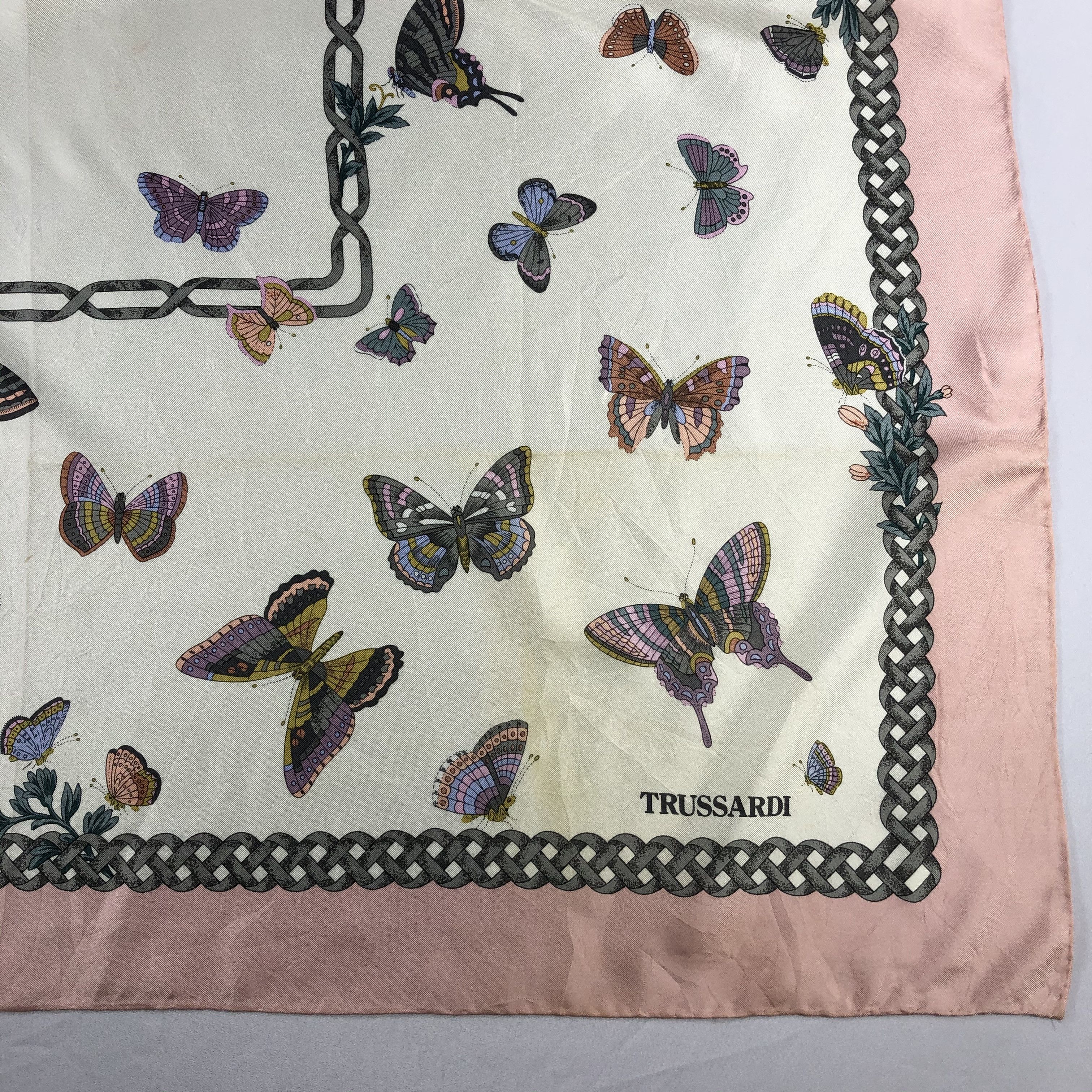 Trussardi Vintage Trussardi Silk Scarf Size ONE SIZE - 4 Thumbnail