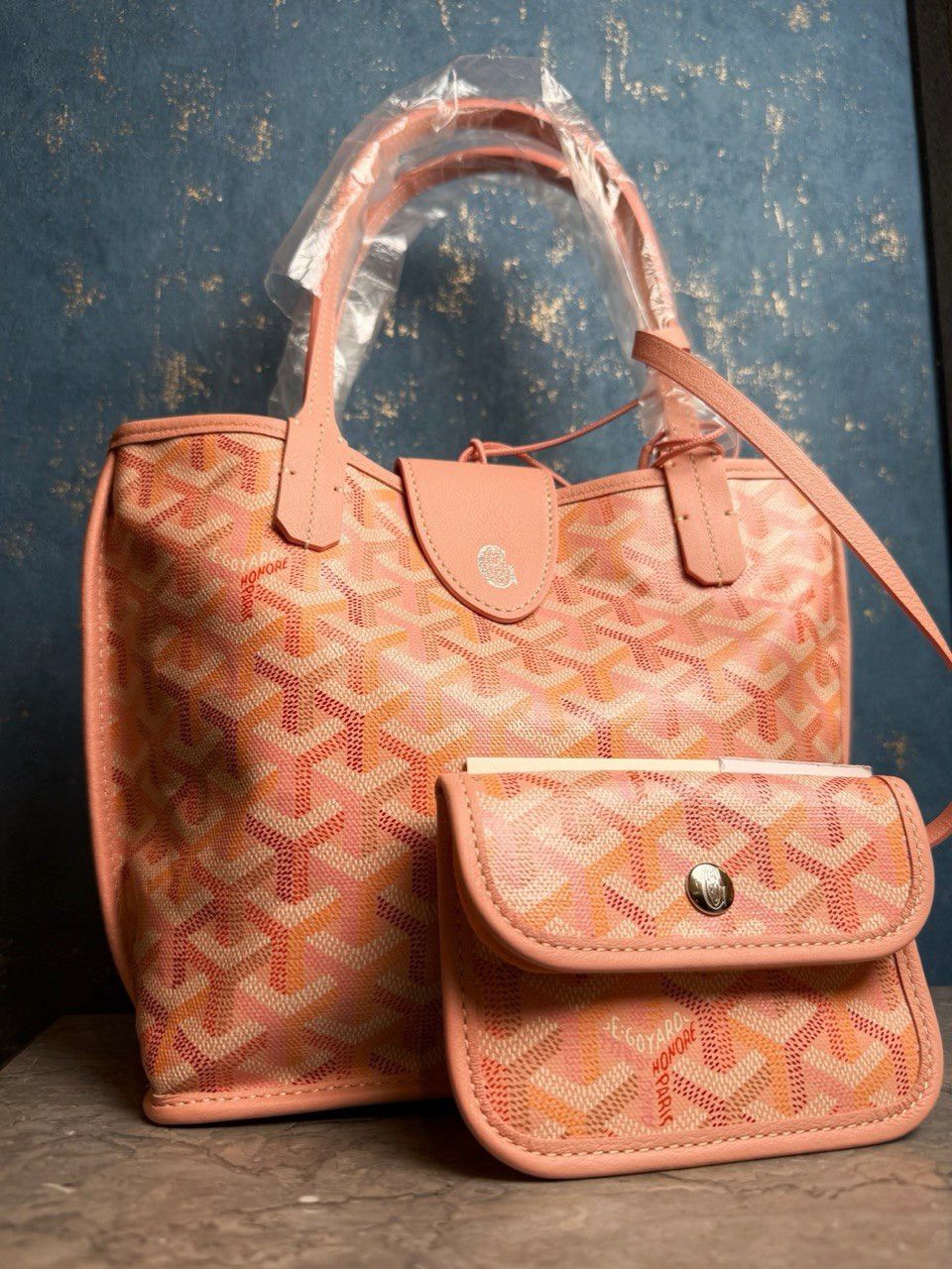 Goyard Goyard Anjou Mini Multicoloured Powdered Pink Size ONE SIZE - 7 Thumbnail