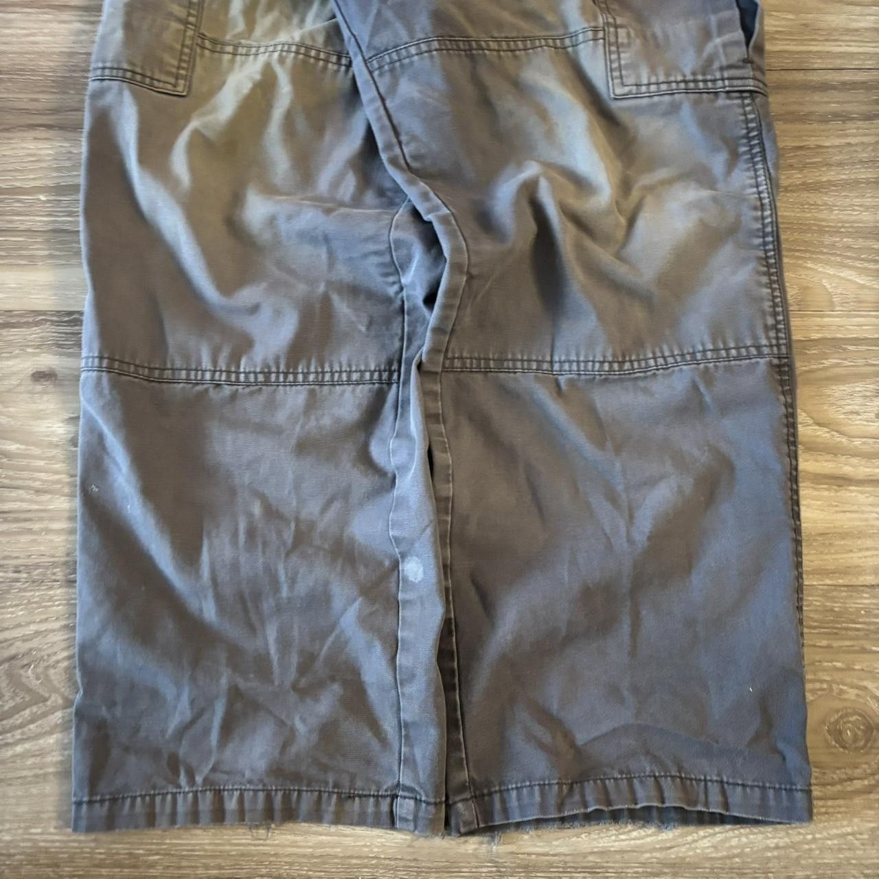 Vintage Crazy Vintage Y2K/2000s Baggy Faded Grey Workwear Skater Cargo Pants! 34x30 Size US 34 / EU 50 - 6 Thumbnail