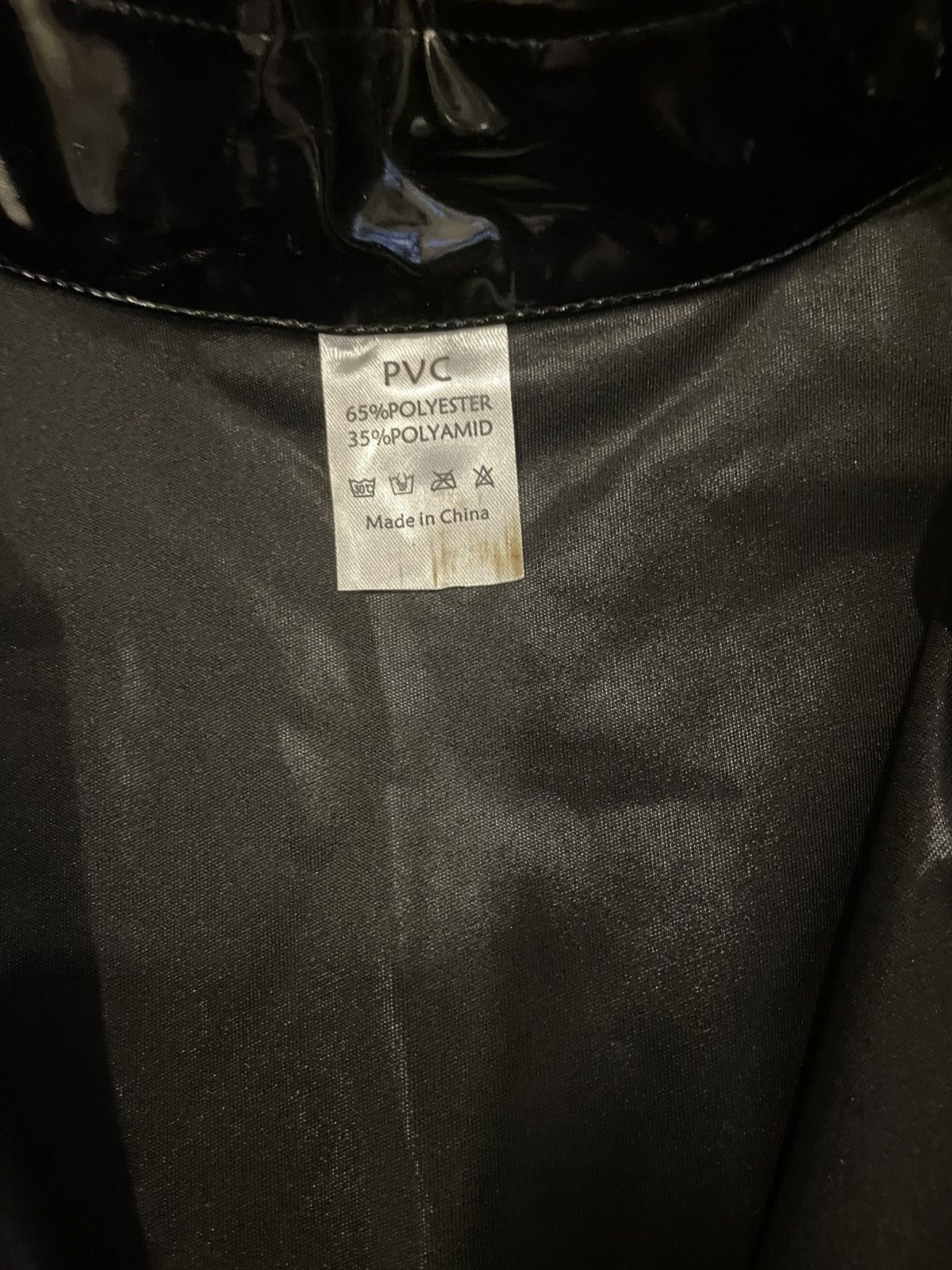 Other Black faux leather zip-up mini dress Size S / US 4 / IT 40 - 3 Thumbnail